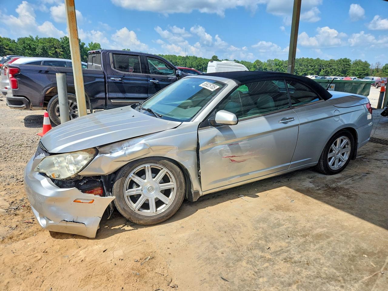 2008 Chrysler Sebring Limited Silver vin: 1C3LC65M78N573631