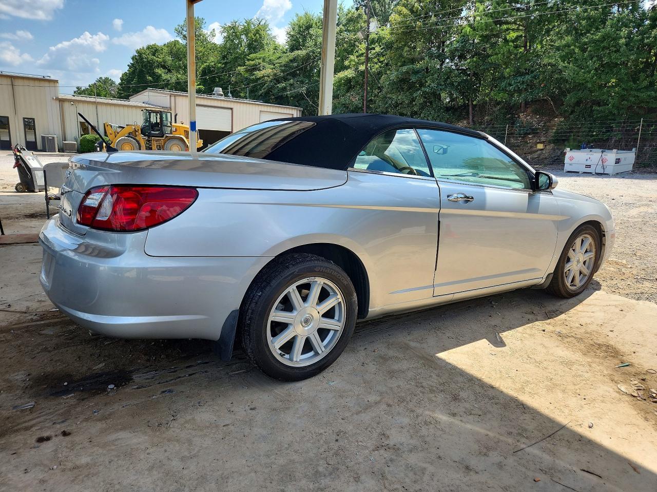 2008 Chrysler Sebring Limited Silver vin: 1C3LC65M78N573631