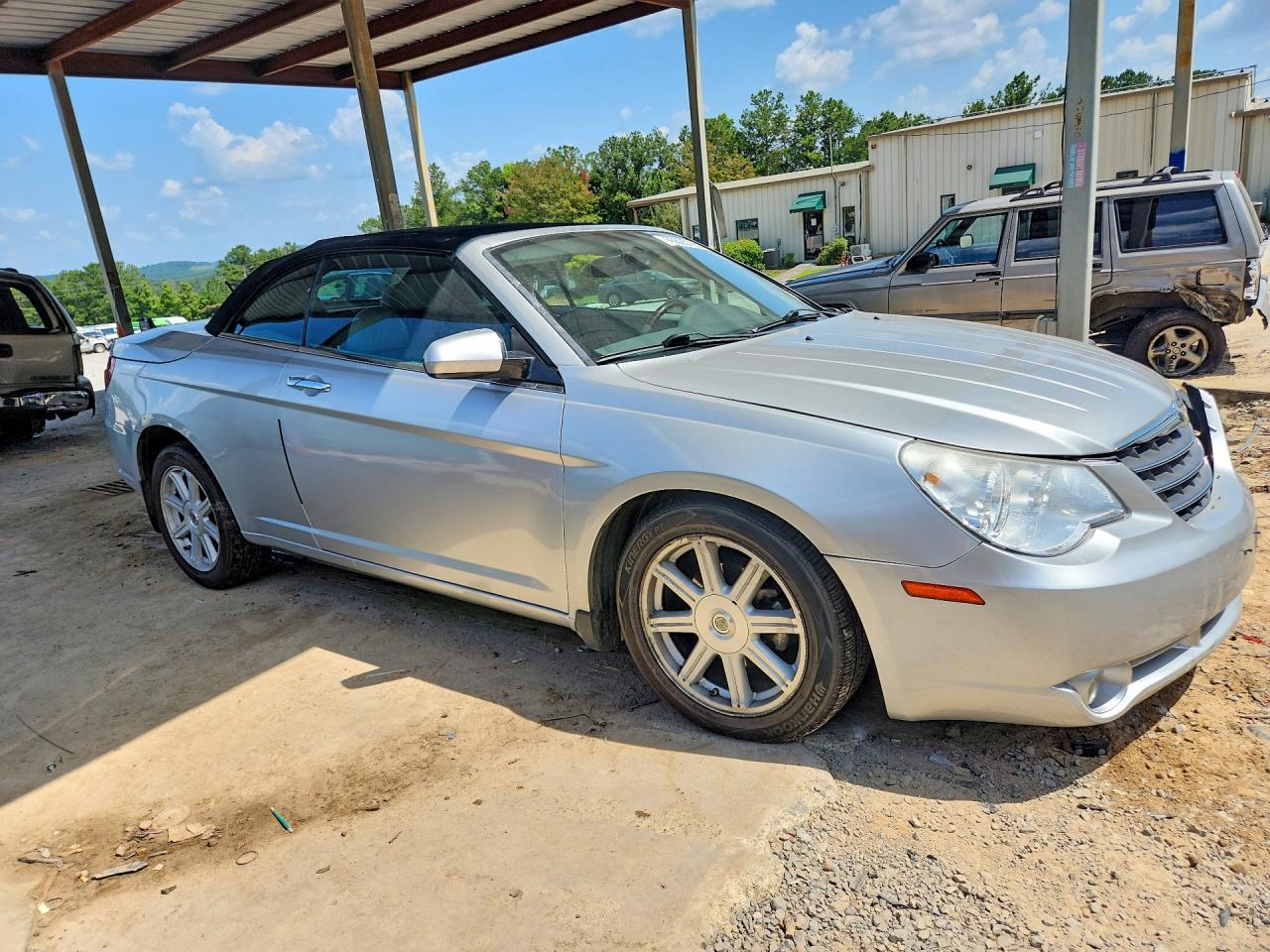 2008 Chrysler Sebring Limited Silver vin: 1C3LC65M78N573631