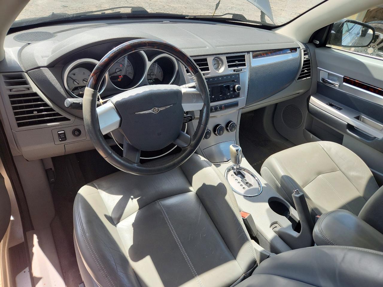 2008 Chrysler Sebring Limited Silver vin: 1C3LC65M78N573631