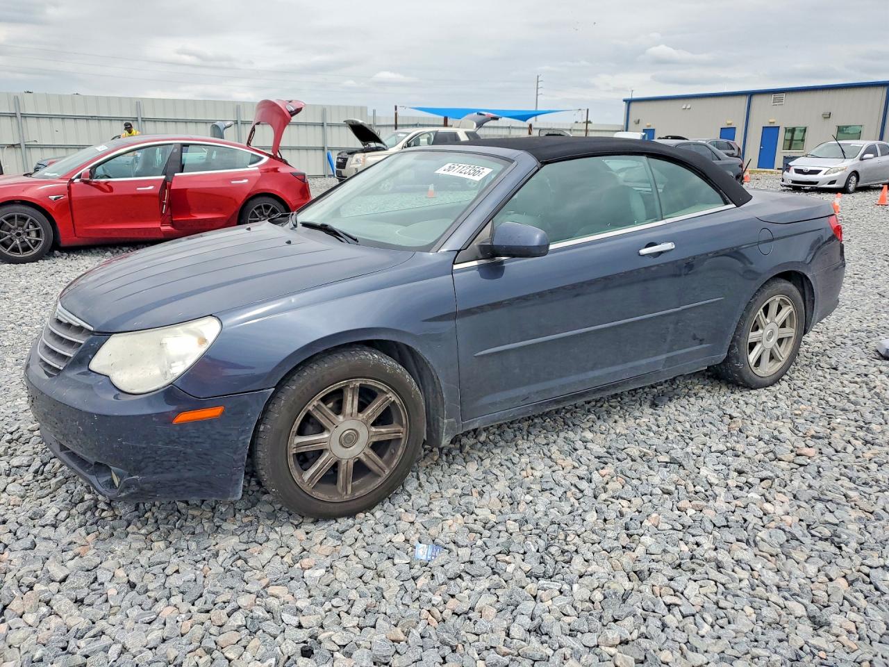 2008 Chrysler Sebring Limited Blue vin: 1C3LC65M88N231136