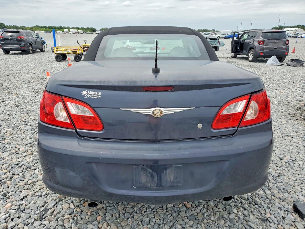 2008 Chrysler Sebring Limited Blue vin: 1C3LC65M88N231136