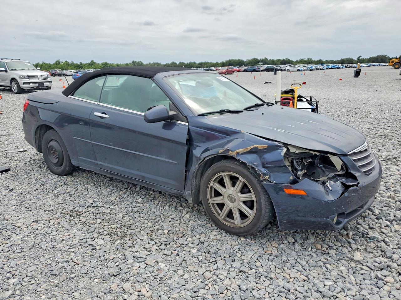 2008 Chrysler Sebring Limited Blue vin: 1C3LC65M88N231136