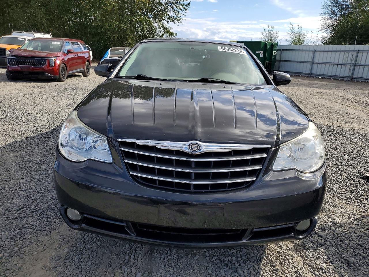 2008 Chrysler Sebring Limited Black vin: 1C3LC65M98N147522