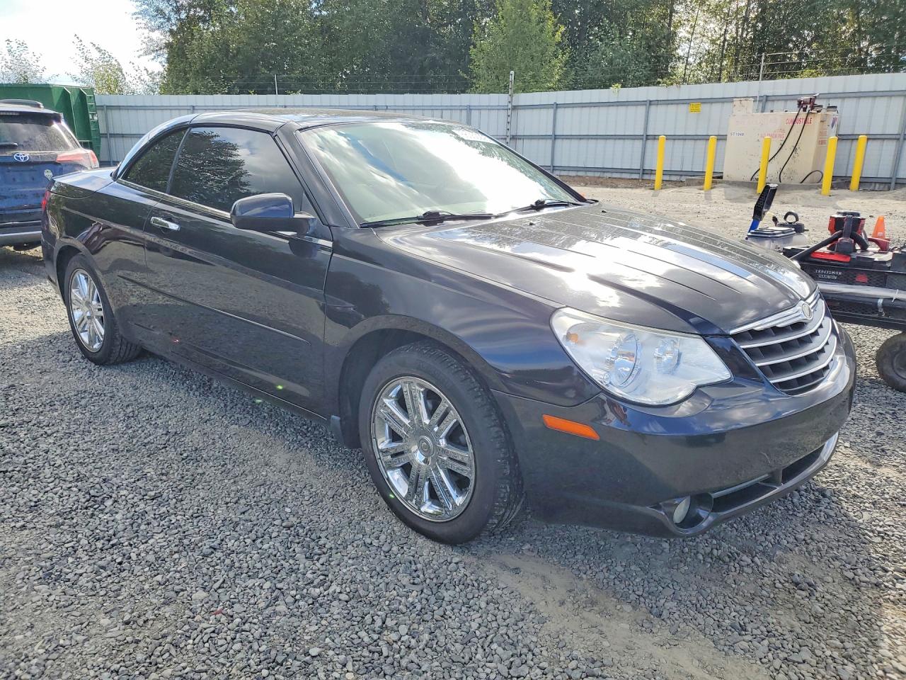 2008 Chrysler Sebring Limited Black vin: 1C3LC65M98N147522