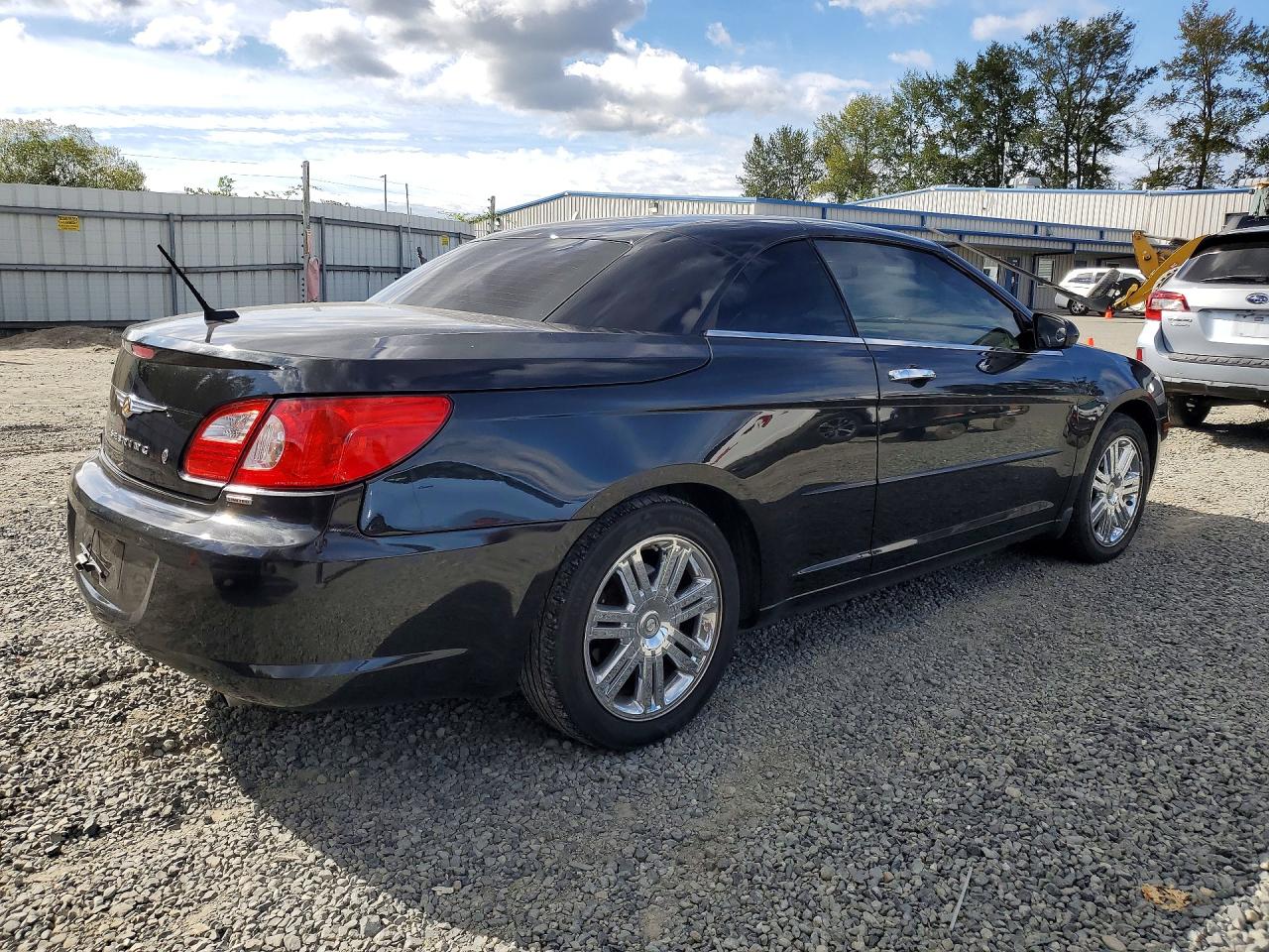 2008 Chrysler Sebring Limited Black vin: 1C3LC65M98N147522