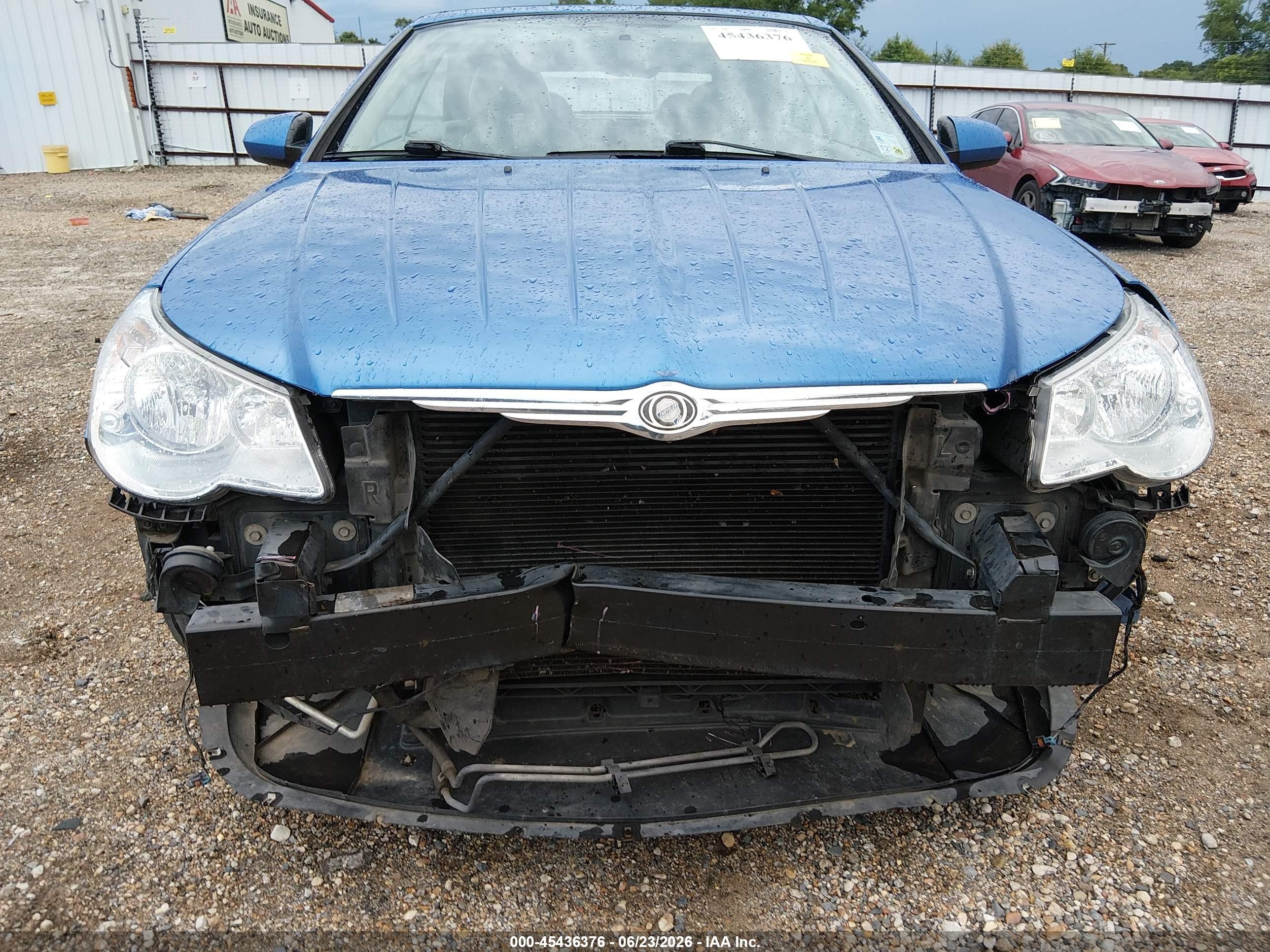 2008 Chrysler Sebring Limited Blue vin: 1C3LC65M98N264601