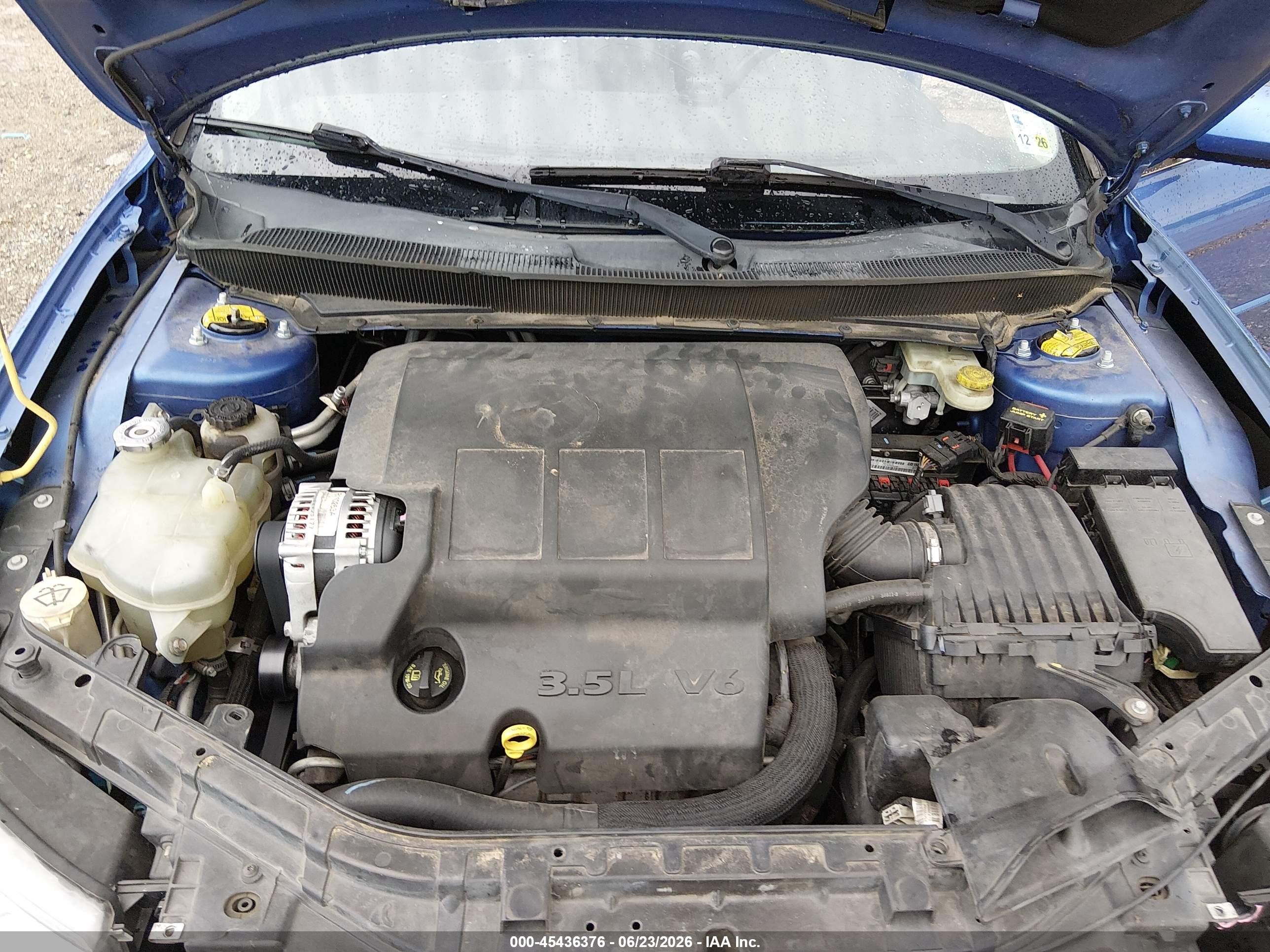 2008 Chrysler Sebring Limited Blue vin: 1C3LC65M98N264601