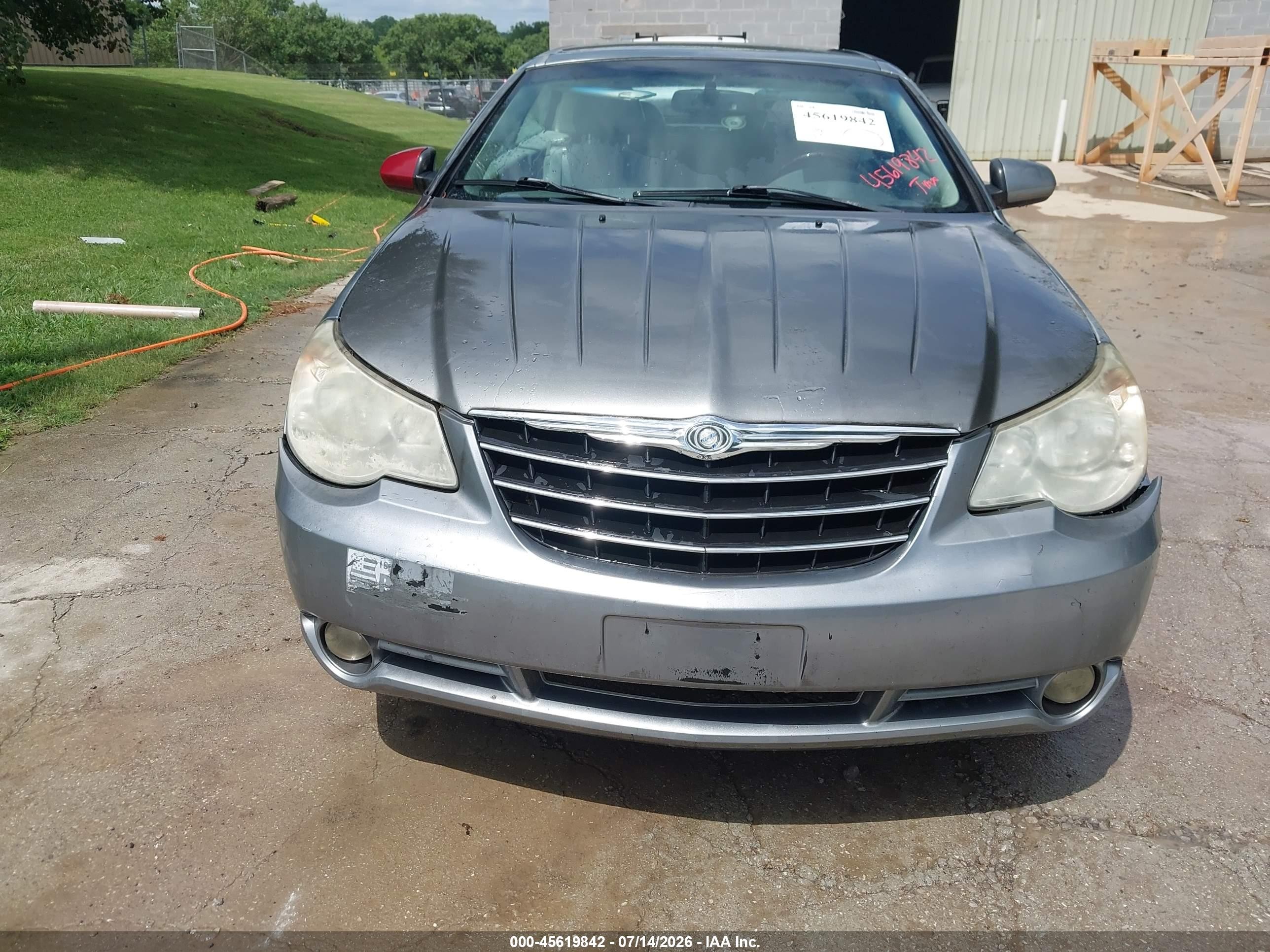 2008 Chrysler Sebring Limited Light Blue vin: 1C3LC65MX8N657832