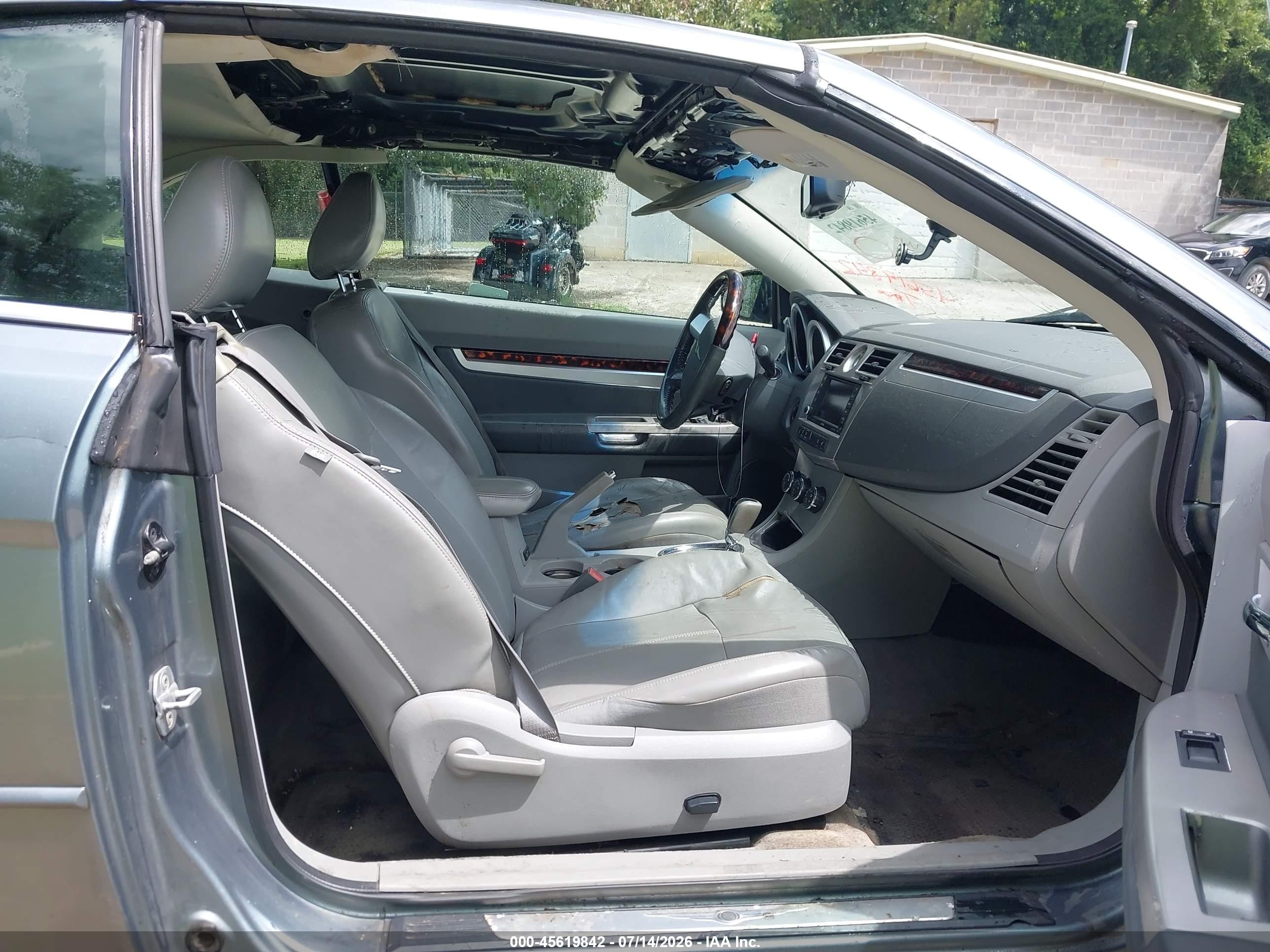 2008 Chrysler Sebring Limited Light Blue vin: 1C3LC65MX8N657832