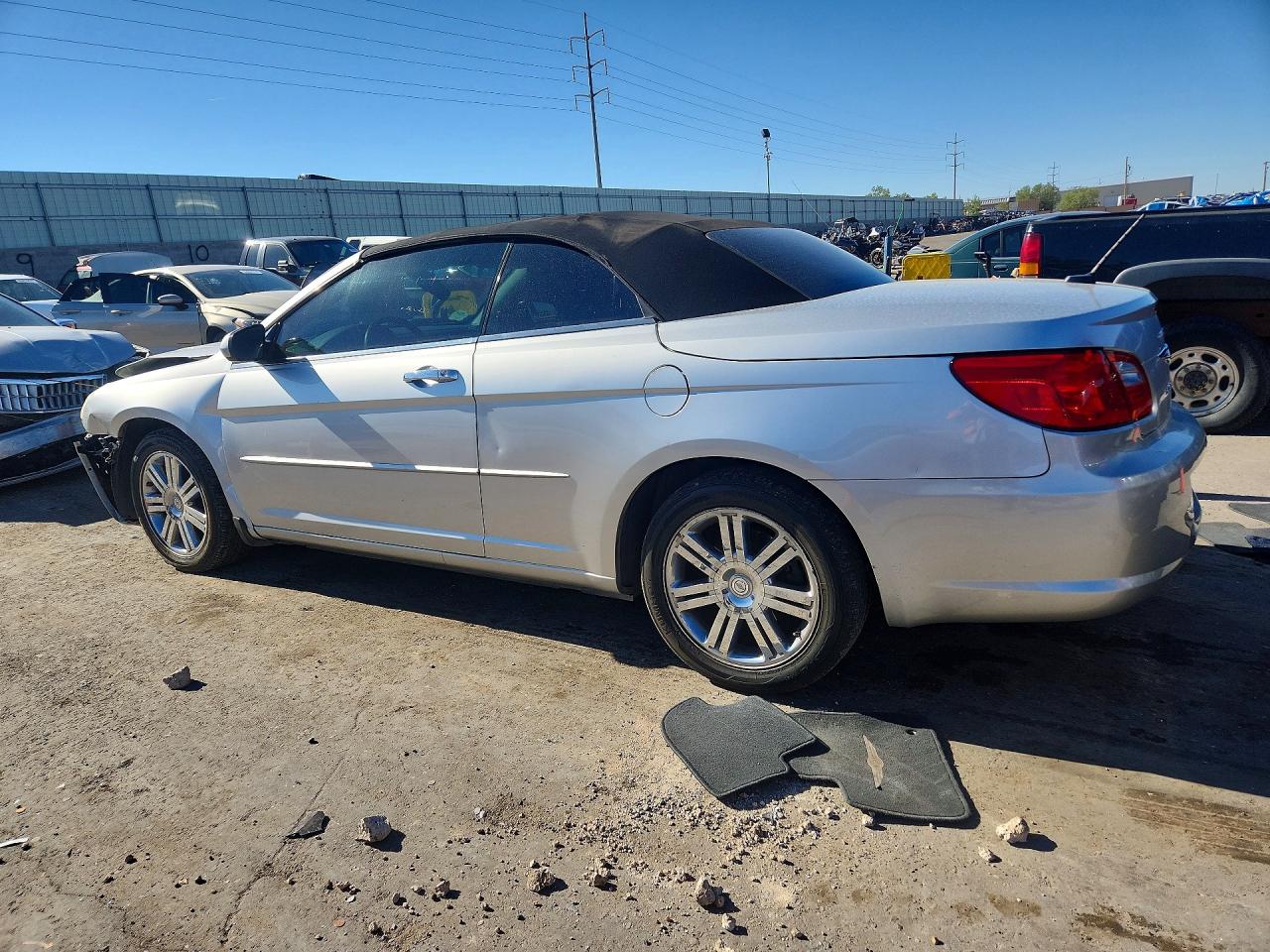 2009 Chrysler Sebring Limited Silver vin: 1C3LC65V19N543342