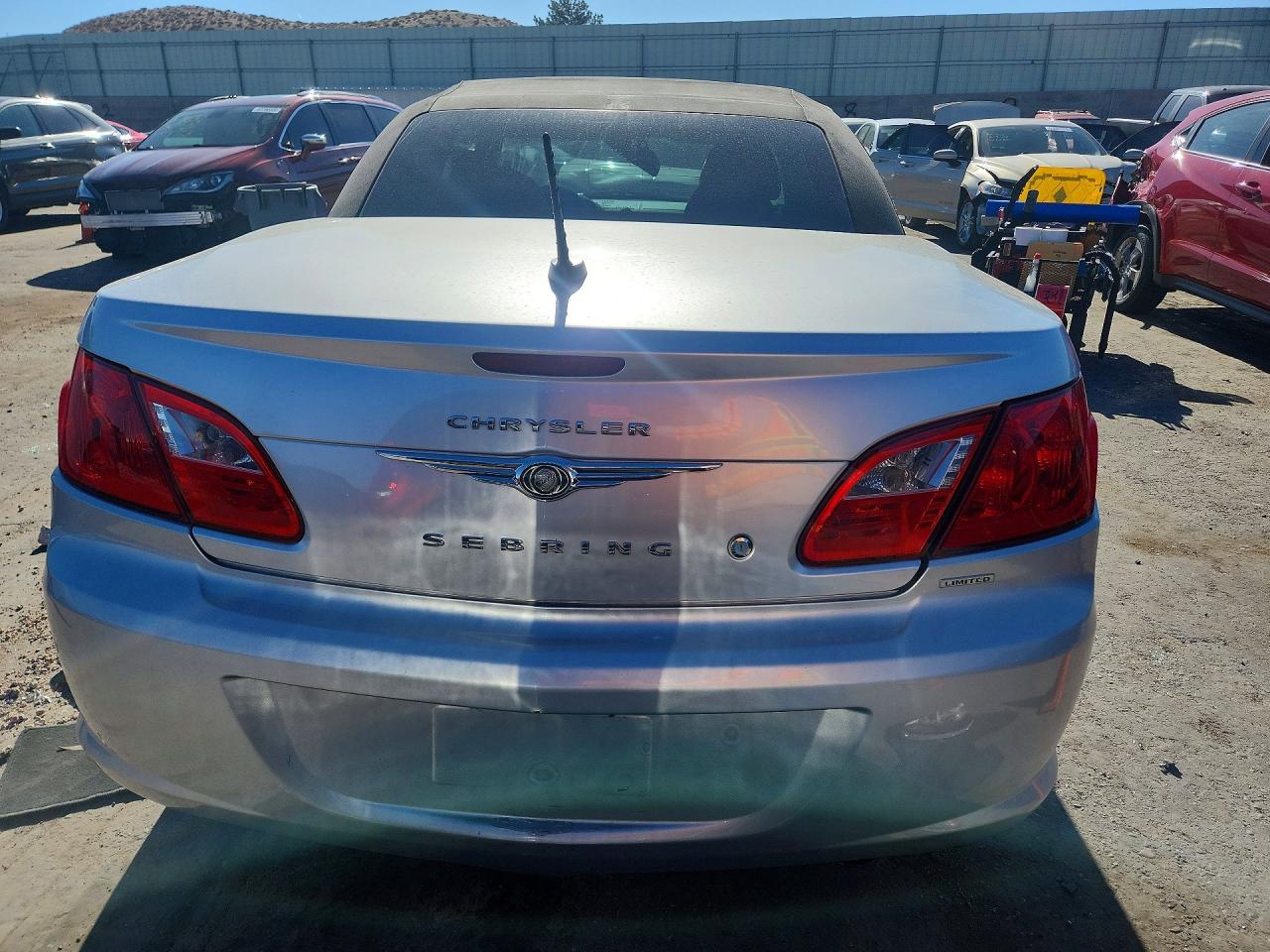 2009 Chrysler Sebring Limited Silver vin: 1C3LC65V19N543342