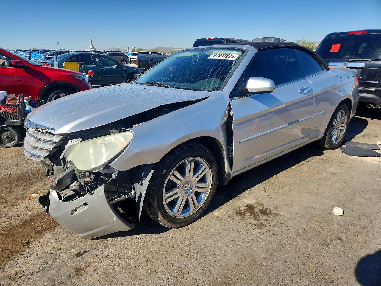 2009 Chrysler Sebring Limited Серебряный vin: 1C3LC65V19N543342