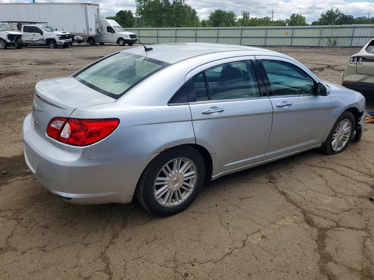 2008 Chrysler Sebring Limited Silver vin: 1C3LC66JX8N251926