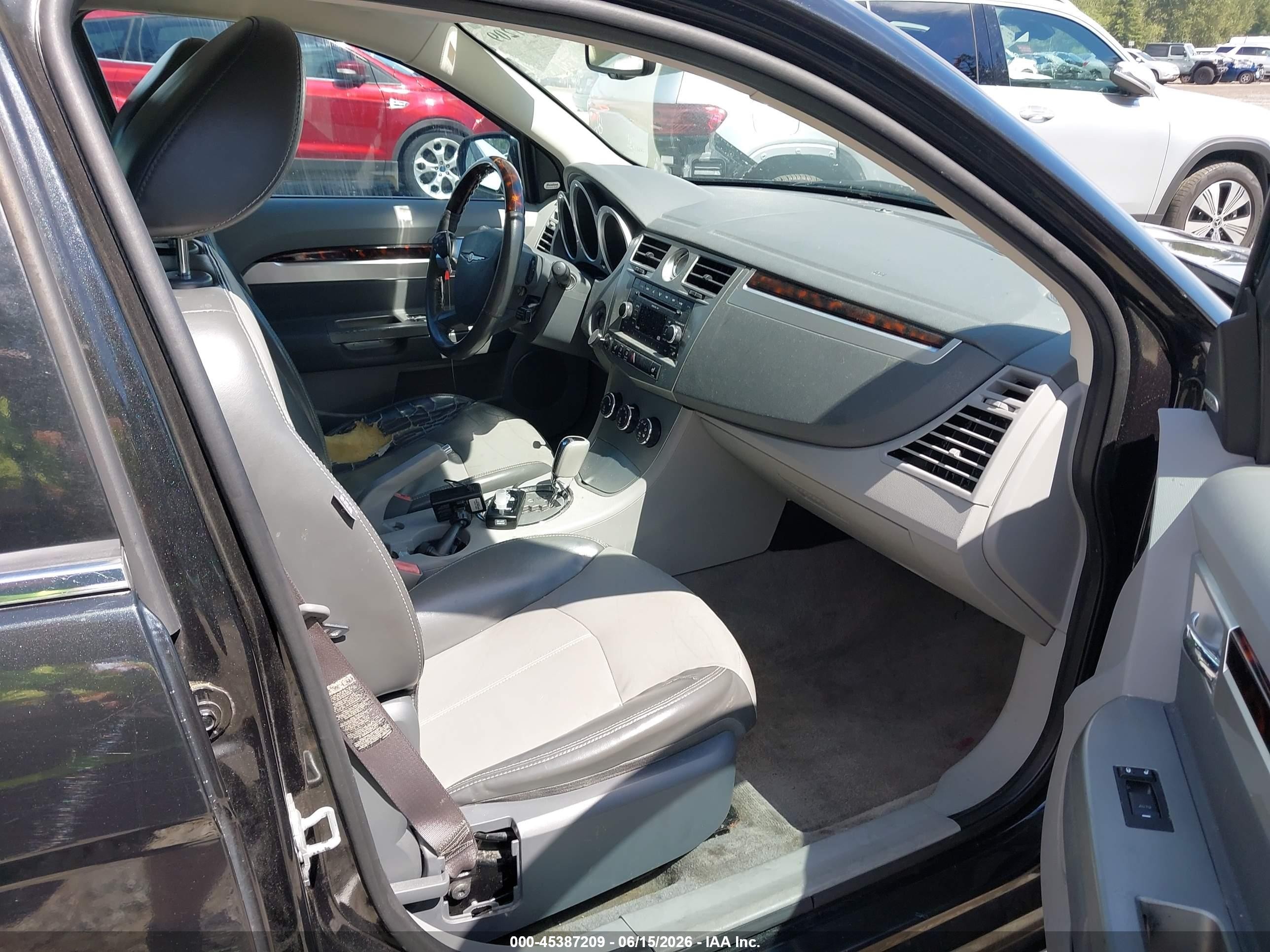 2007 Chrysler Sebring Limited Черный vin: 1C3LC66K47N527430