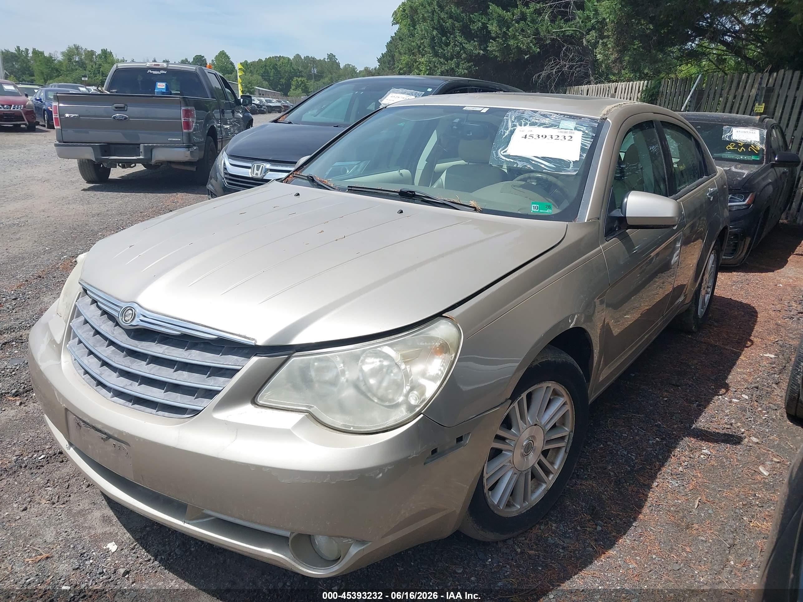 2007 Chrysler Sebring Limited Gold vin: 1C3LC66K77N527468