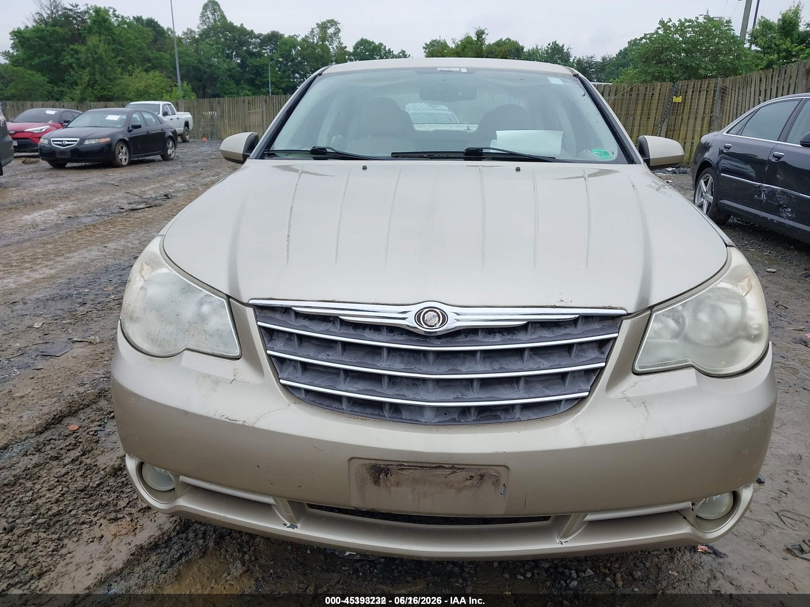 2007 Chrysler Sebring Limited Gold vin: 1C3LC66K77N527468