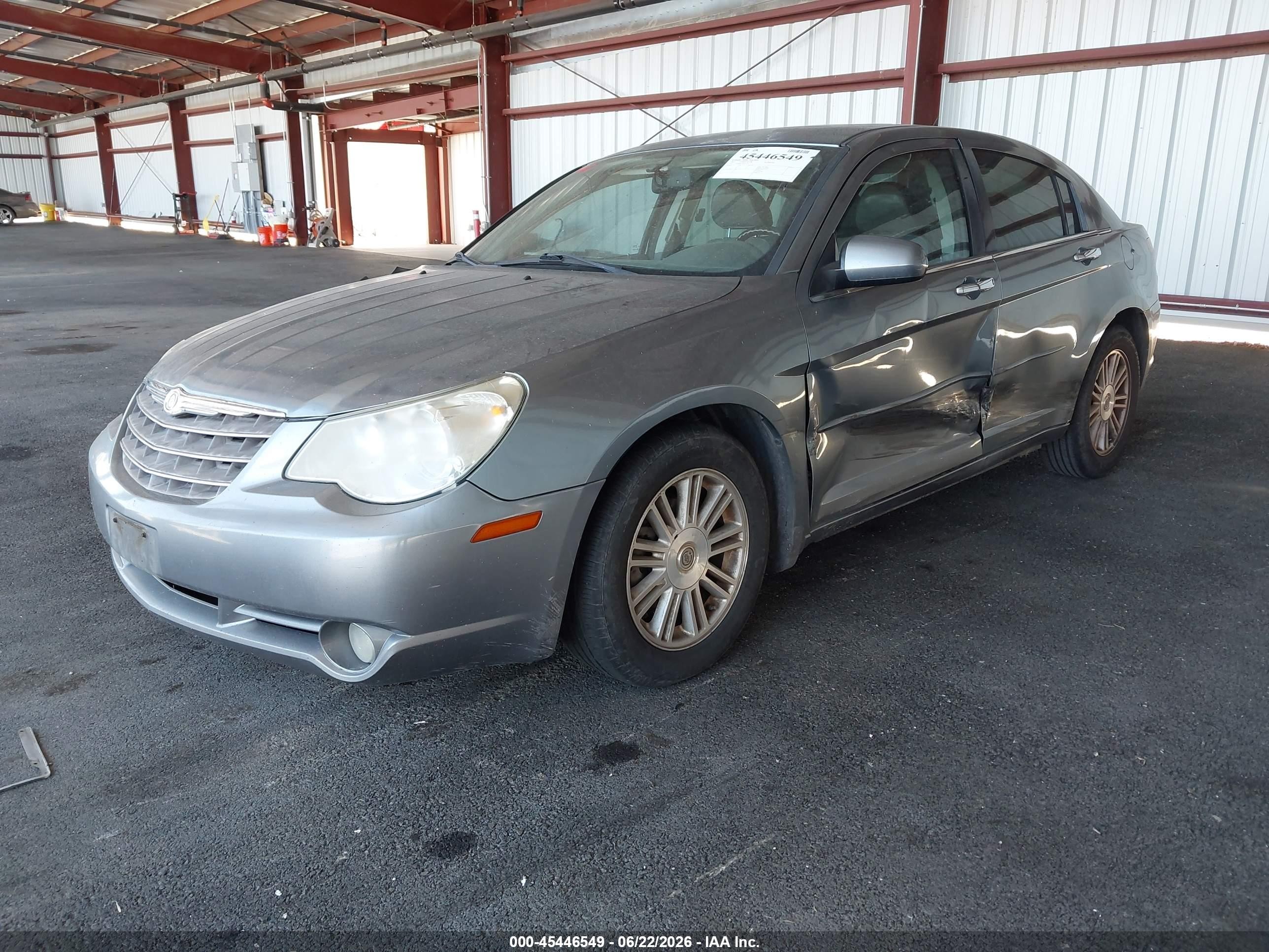 2007 Chrysler Sebring Limited Light Blue vin: 1C3LC66K97N527715