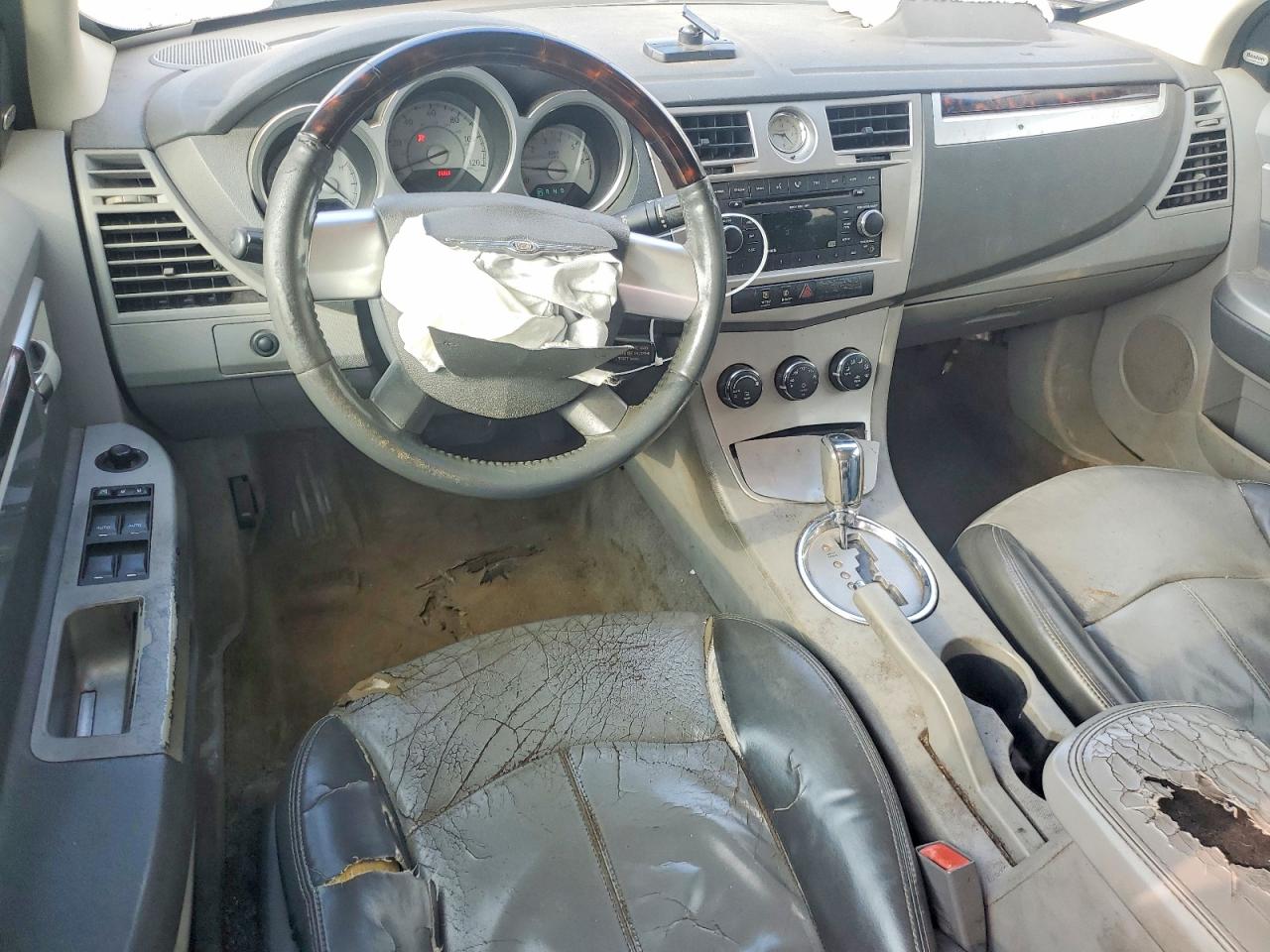 2007 Chrysler Sebring Limited Gray vin: 1C3LC66K97N580494