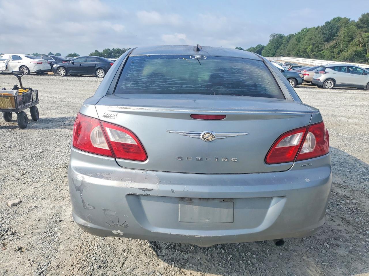 2007 Chrysler Sebring Limited Gray vin: 1C3LC66K97N580494