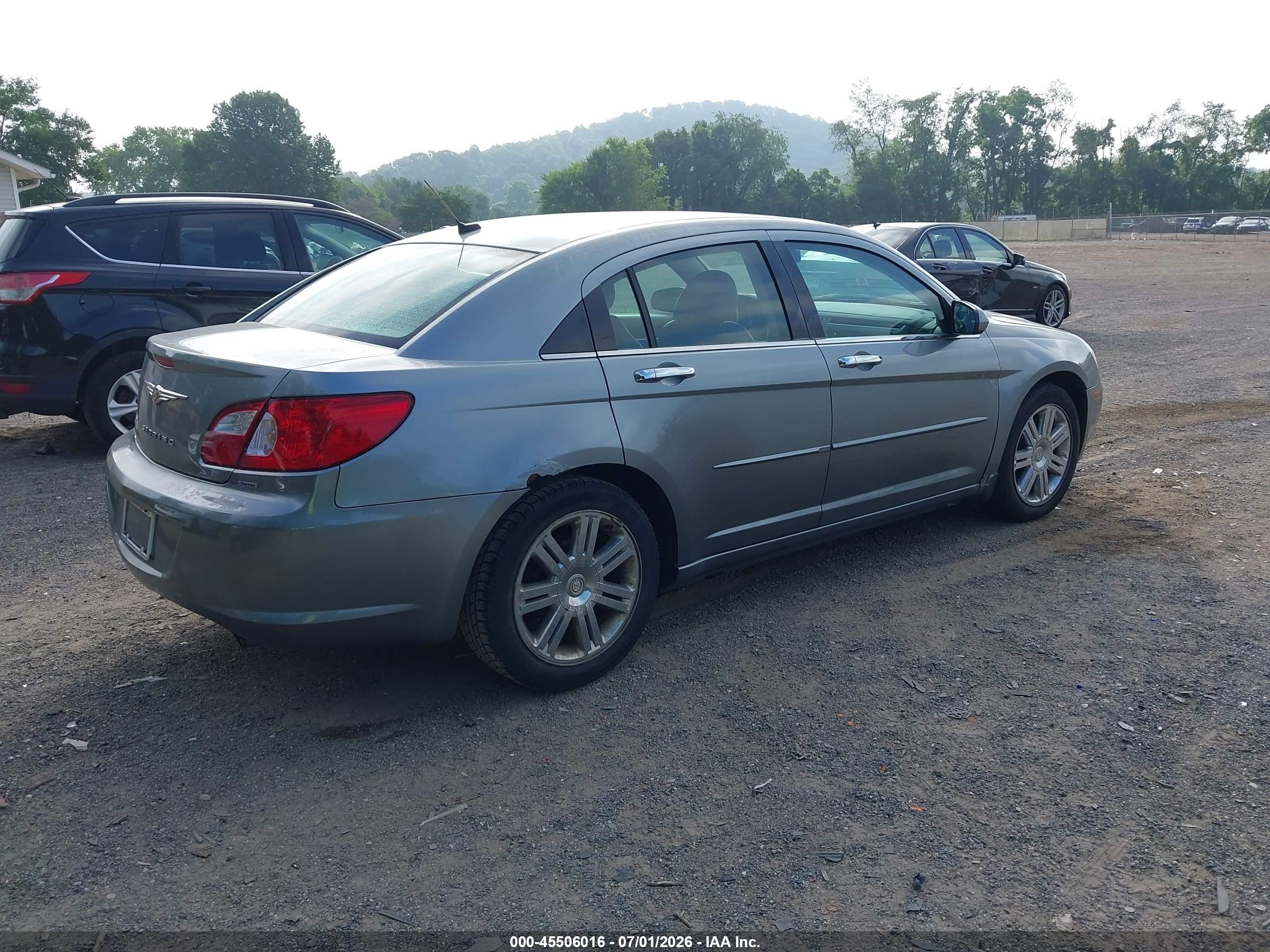 2007 Chrysler Sebring Limited Gray vin: 1C3LC66M97N544497