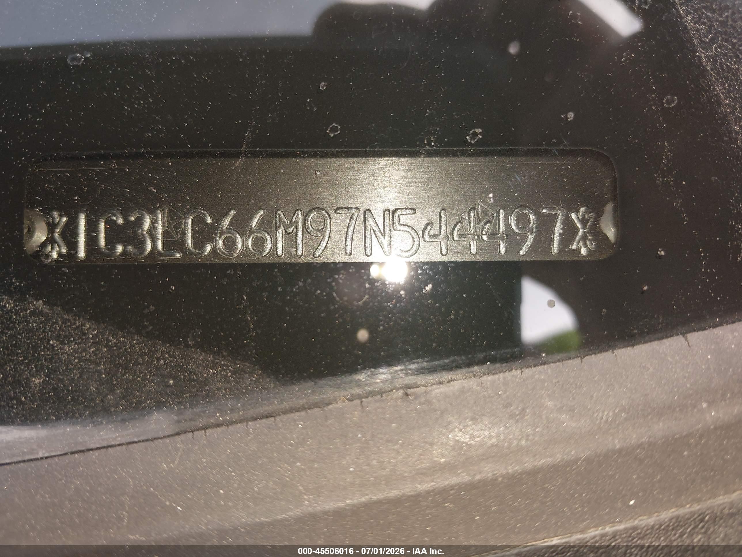 2007 Chrysler Sebring Limited Gray vin: 1C3LC66M97N544497
