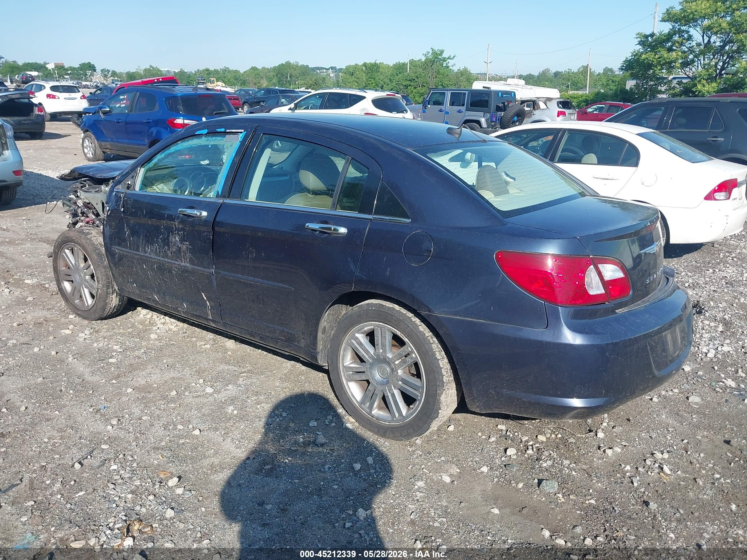 2007 Chrysler Sebring Limited Dark Blue vin: 1C3LC66MX7N549921