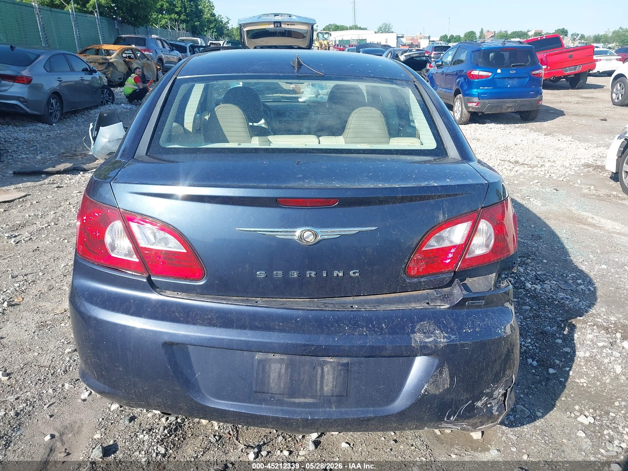 2007 Chrysler Sebring Limited Dark Blue vin: 1C3LC66MX7N549921