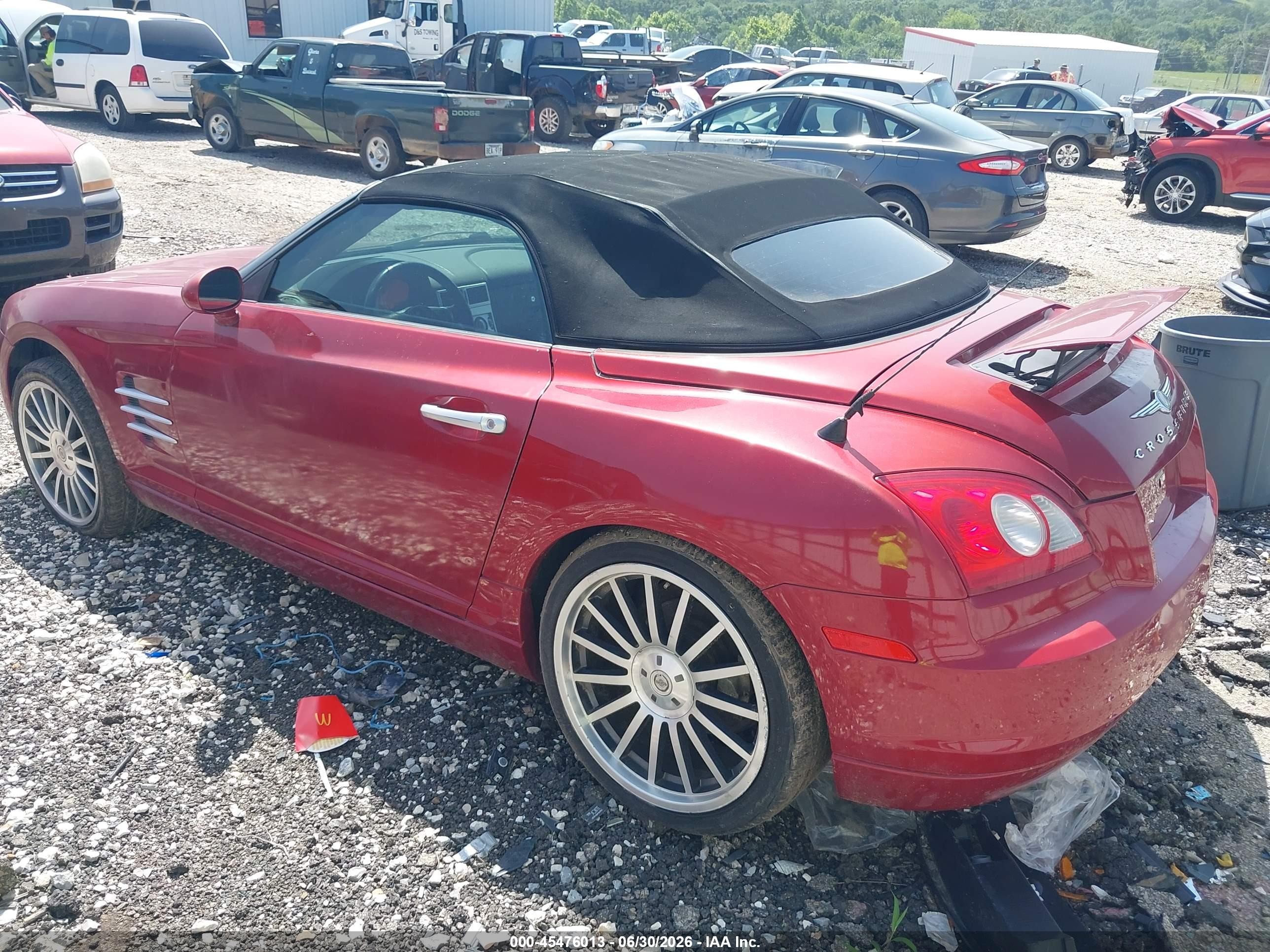 2007 Chrysler Crossfire   Red vin: 1C3LN55L57X073319