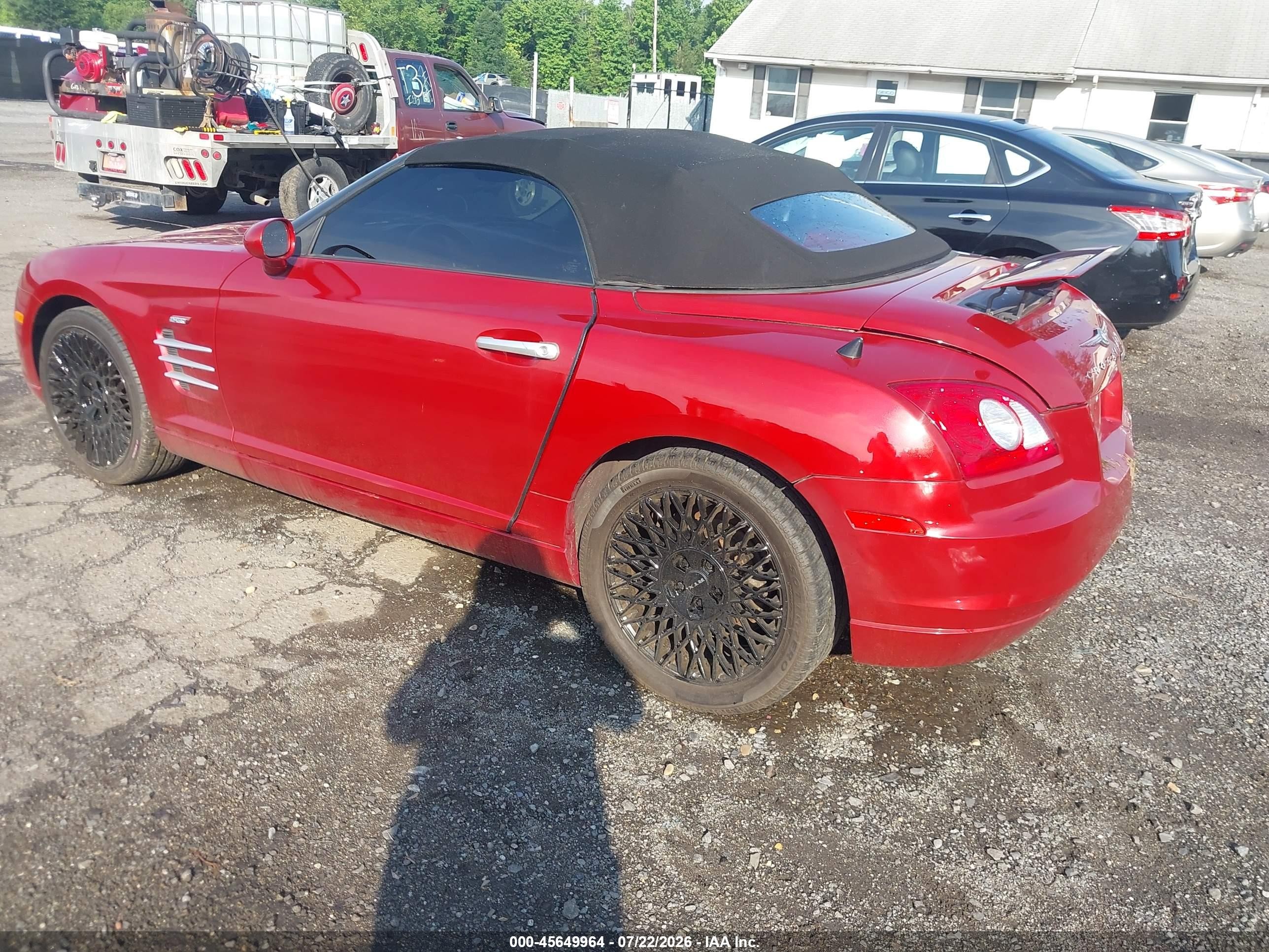 2007 Chrysler Crossfire   Red vin: 1C3LN55L97X071749