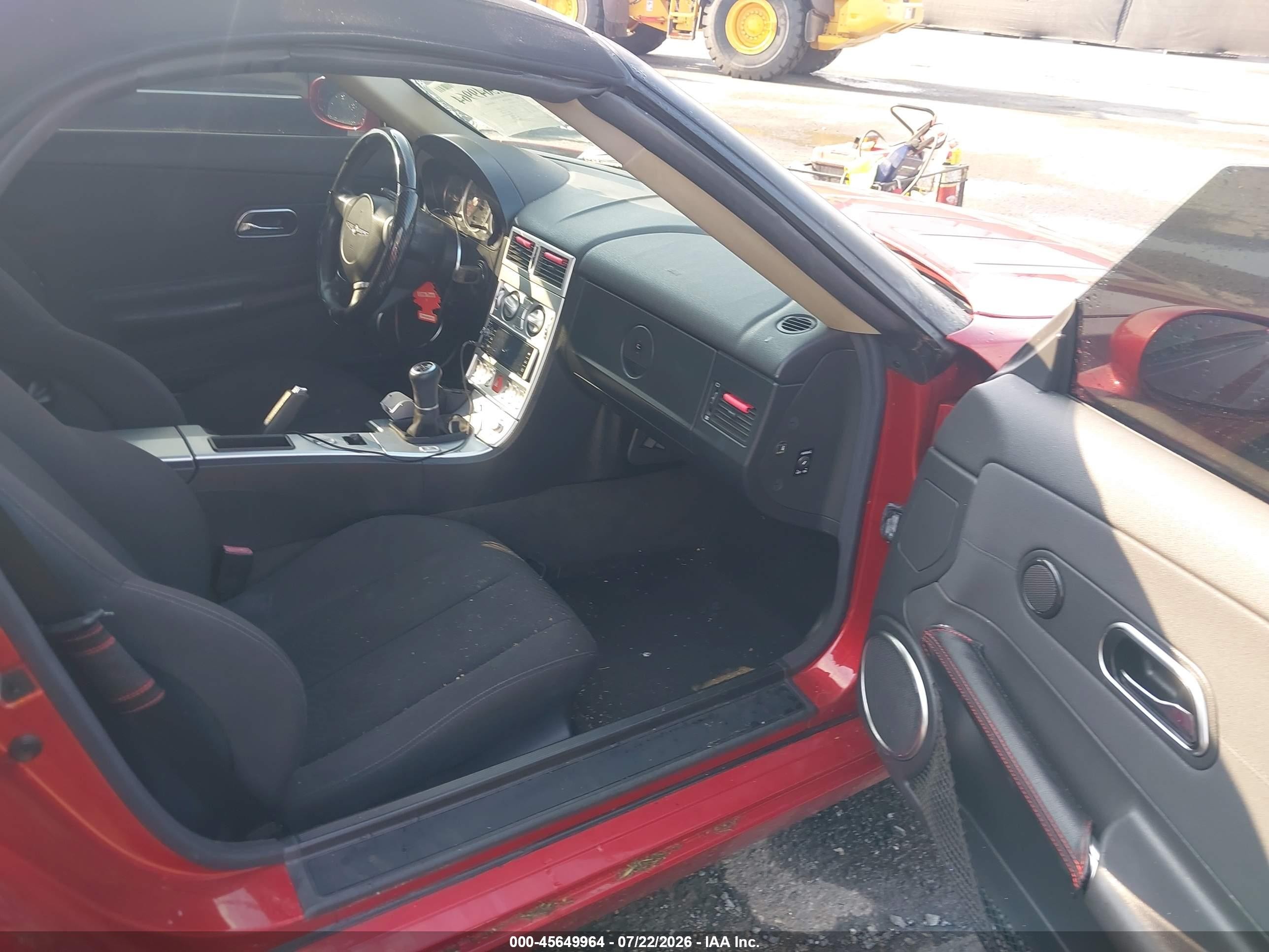 2007 Chrysler Crossfire   Red vin: 1C3LN55L97X071749