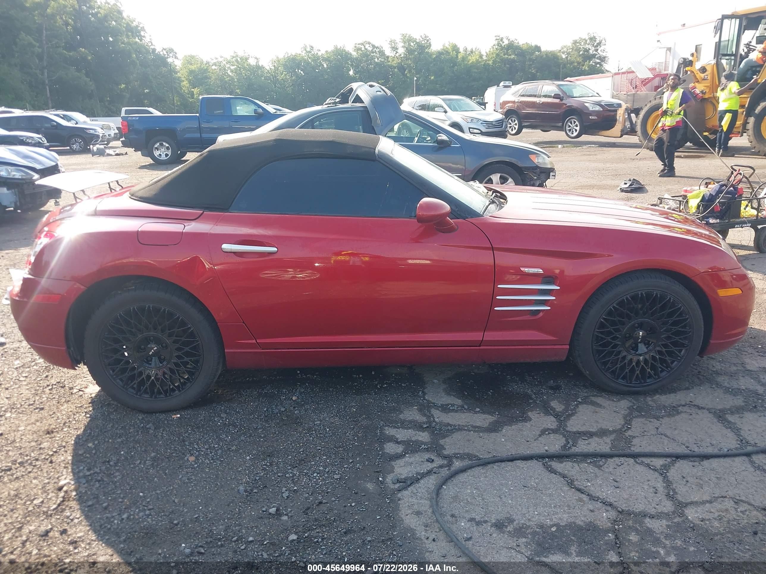 2007 Chrysler Crossfire   Red vin: 1C3LN55L97X071749