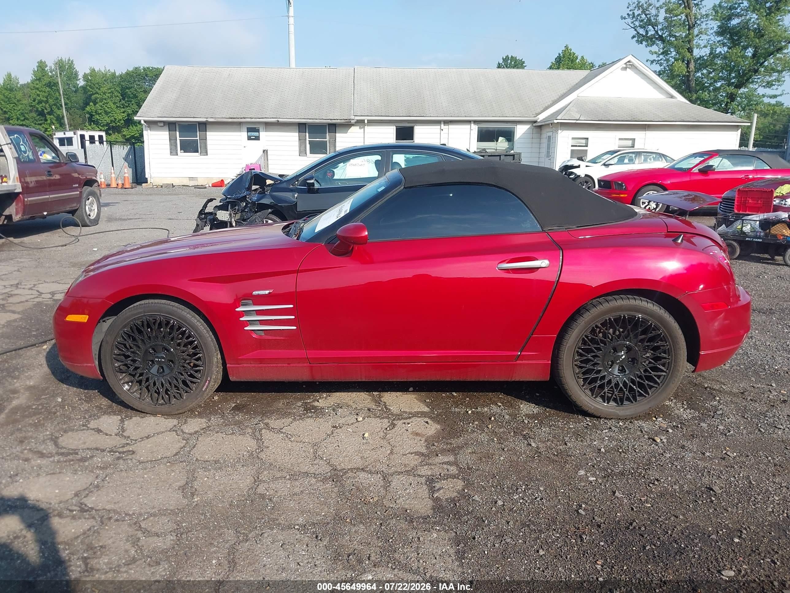 2007 Chrysler Crossfire   Red vin: 1C3LN55L97X071749