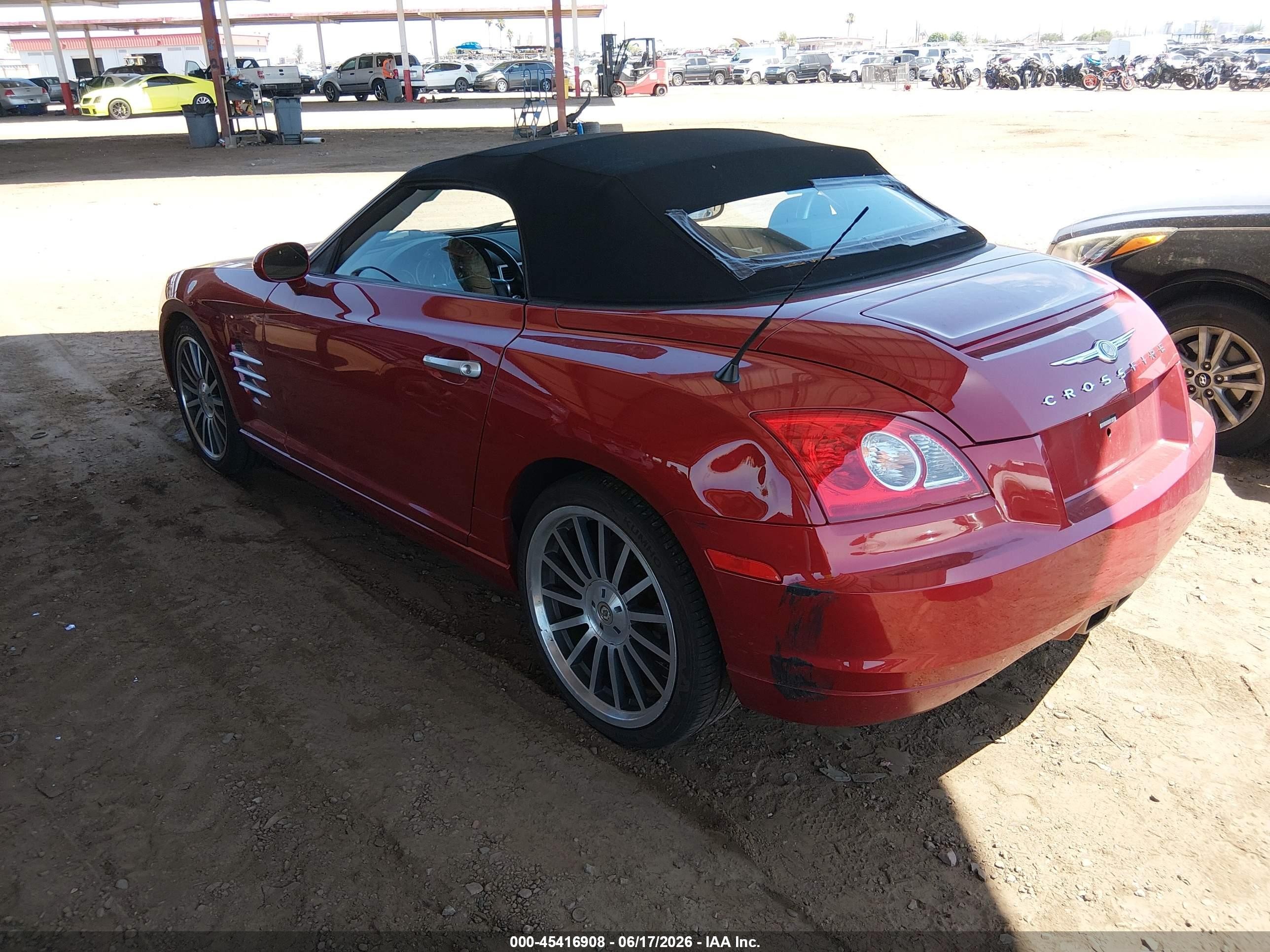 2007 Chrysler Crossfire   Red vin: 1C3LN55L97X073100