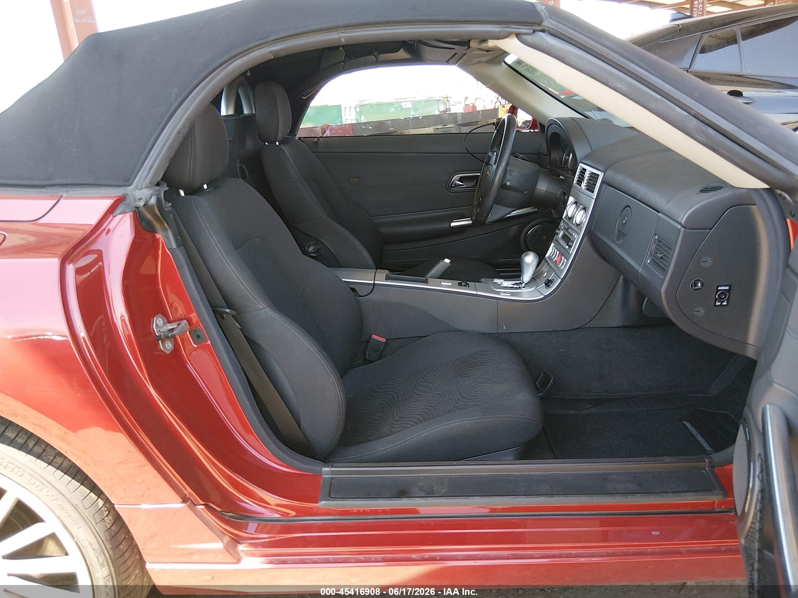 2007 Chrysler Crossfire   Red vin: 1C3LN55L97X073100