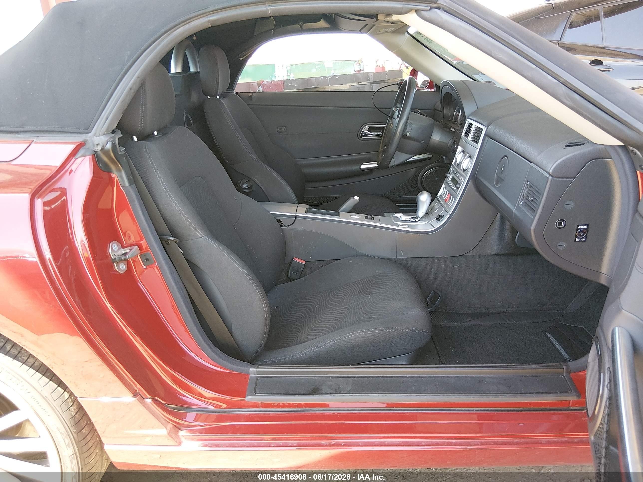 2007 Chrysler Crossfire   Red vin: 1C3LN55L97X073100