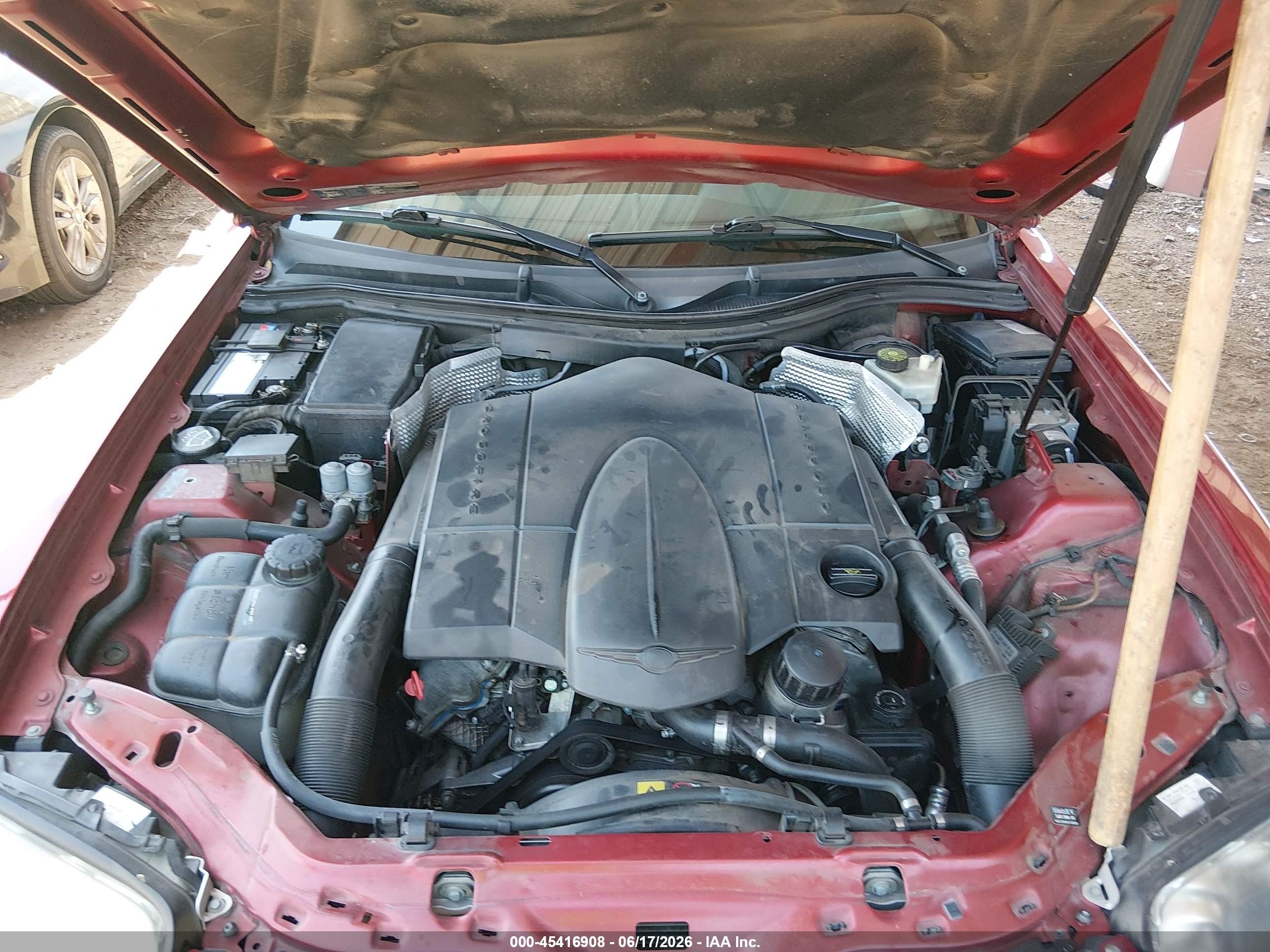 2007 Chrysler Crossfire   Red vin: 1C3LN55L97X073100