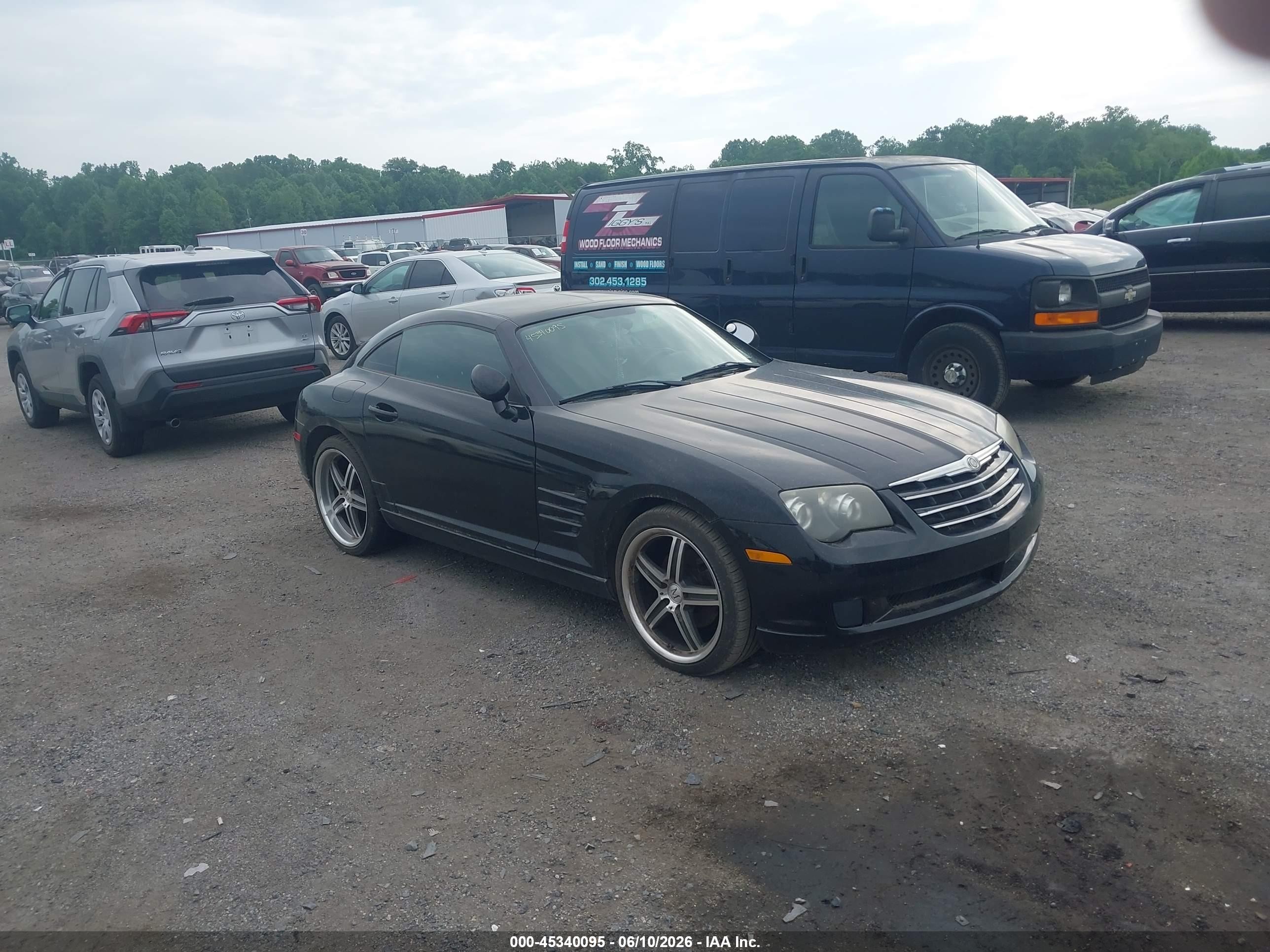 2007 Chrysler Crossfire   Black vin: 1C3LN59L87X070229