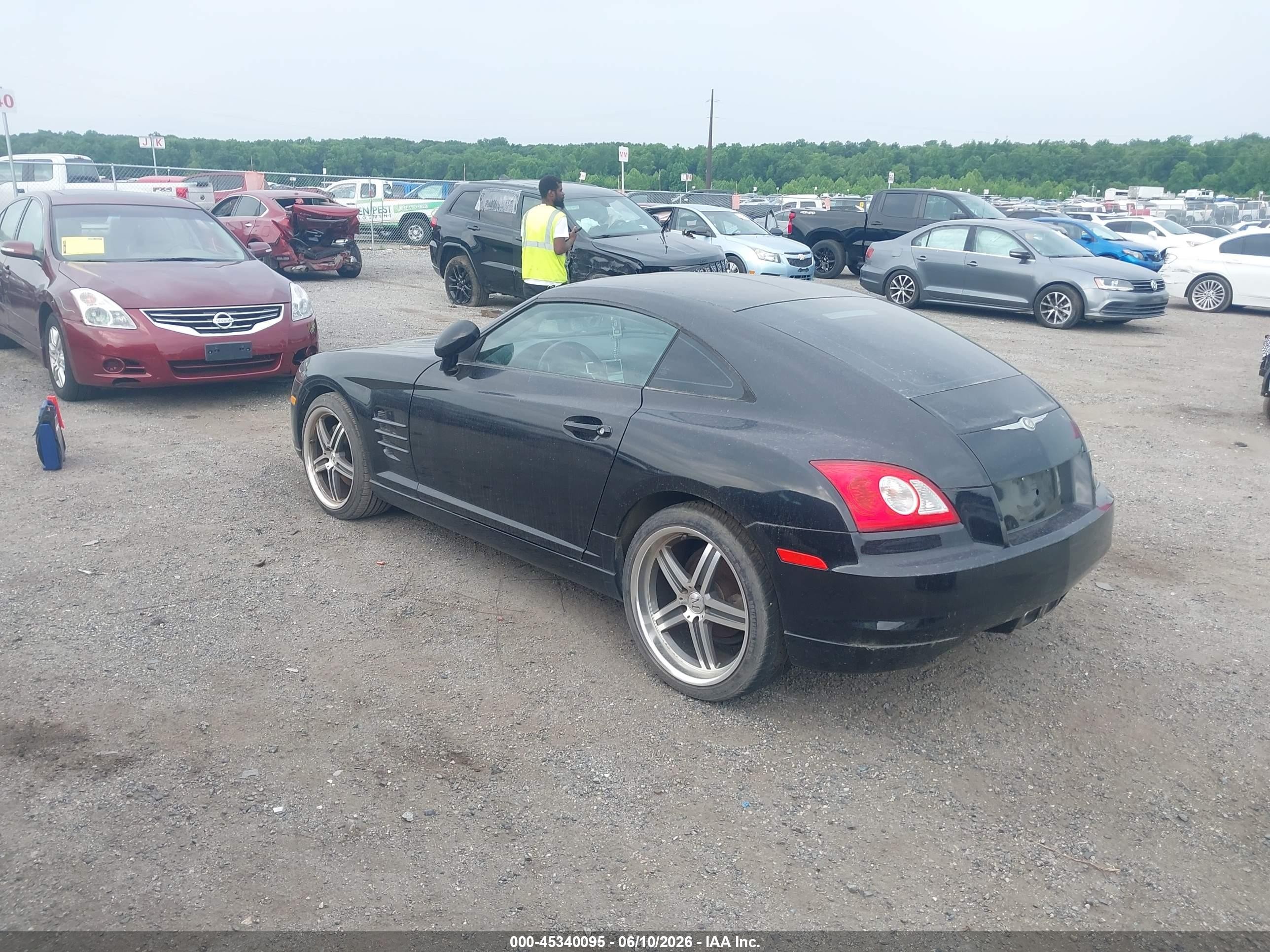 2007 Chrysler Crossfire   Черный vin: 1C3LN59L87X070229