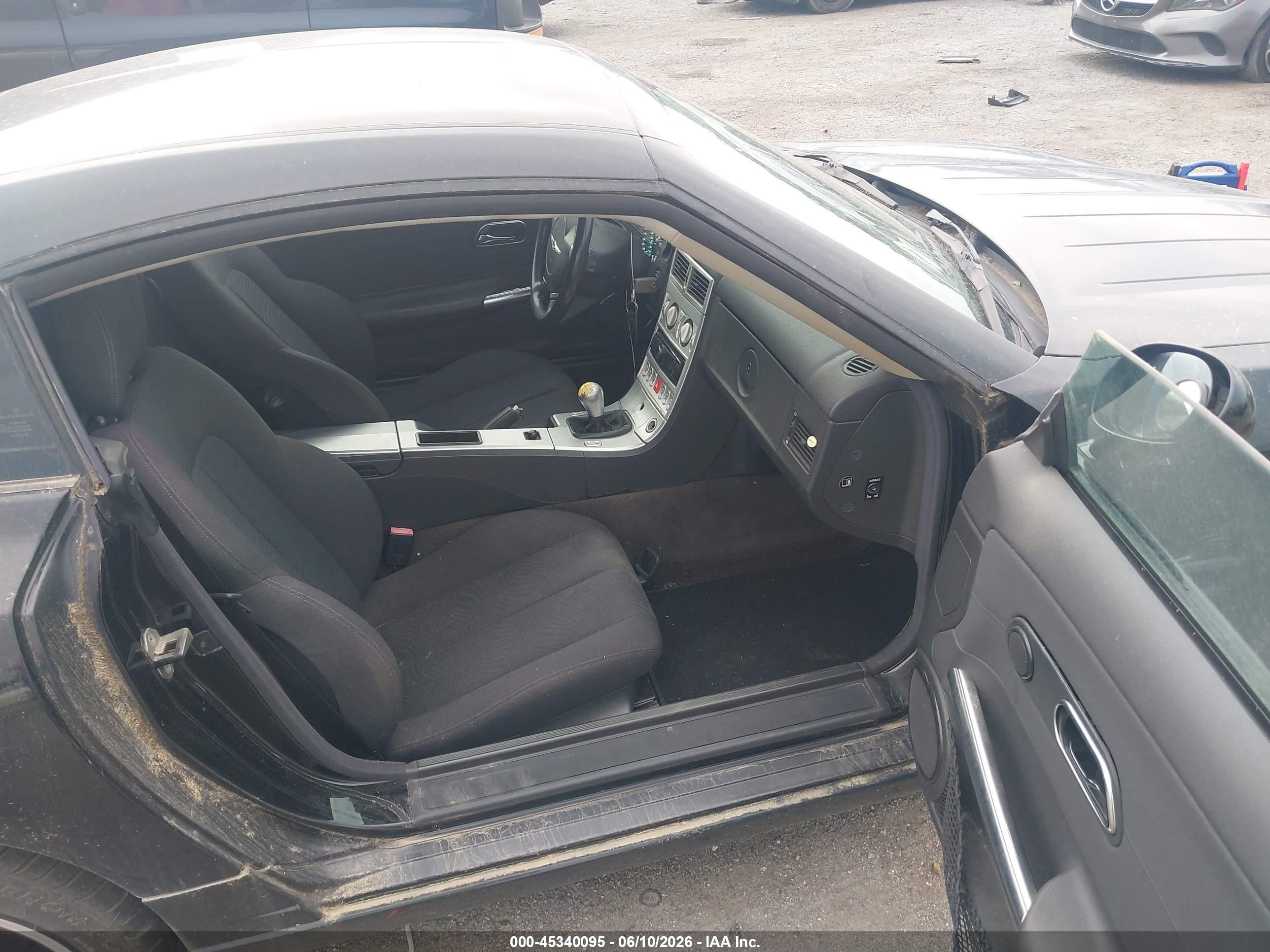 2007 Chrysler Crossfire   Черный vin: 1C3LN59L87X070229