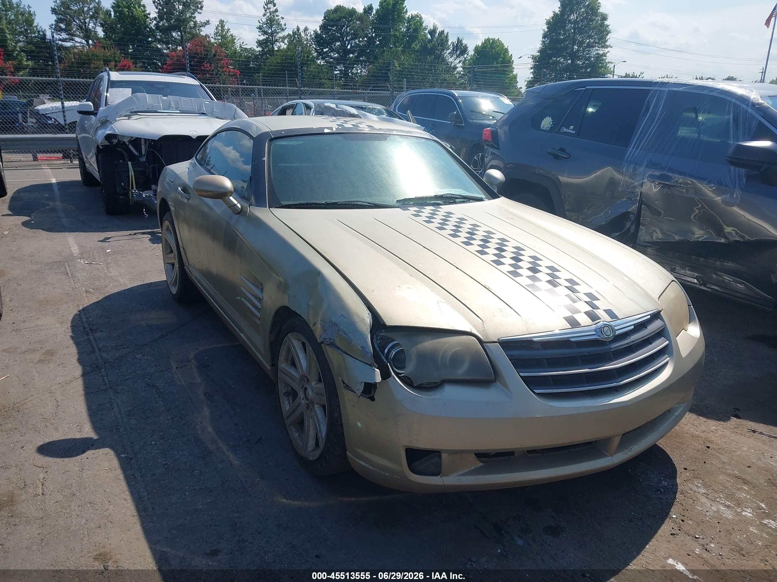 2007 Chrysler Crossfire Limited Gold vin: 1C3LN69L77X070700