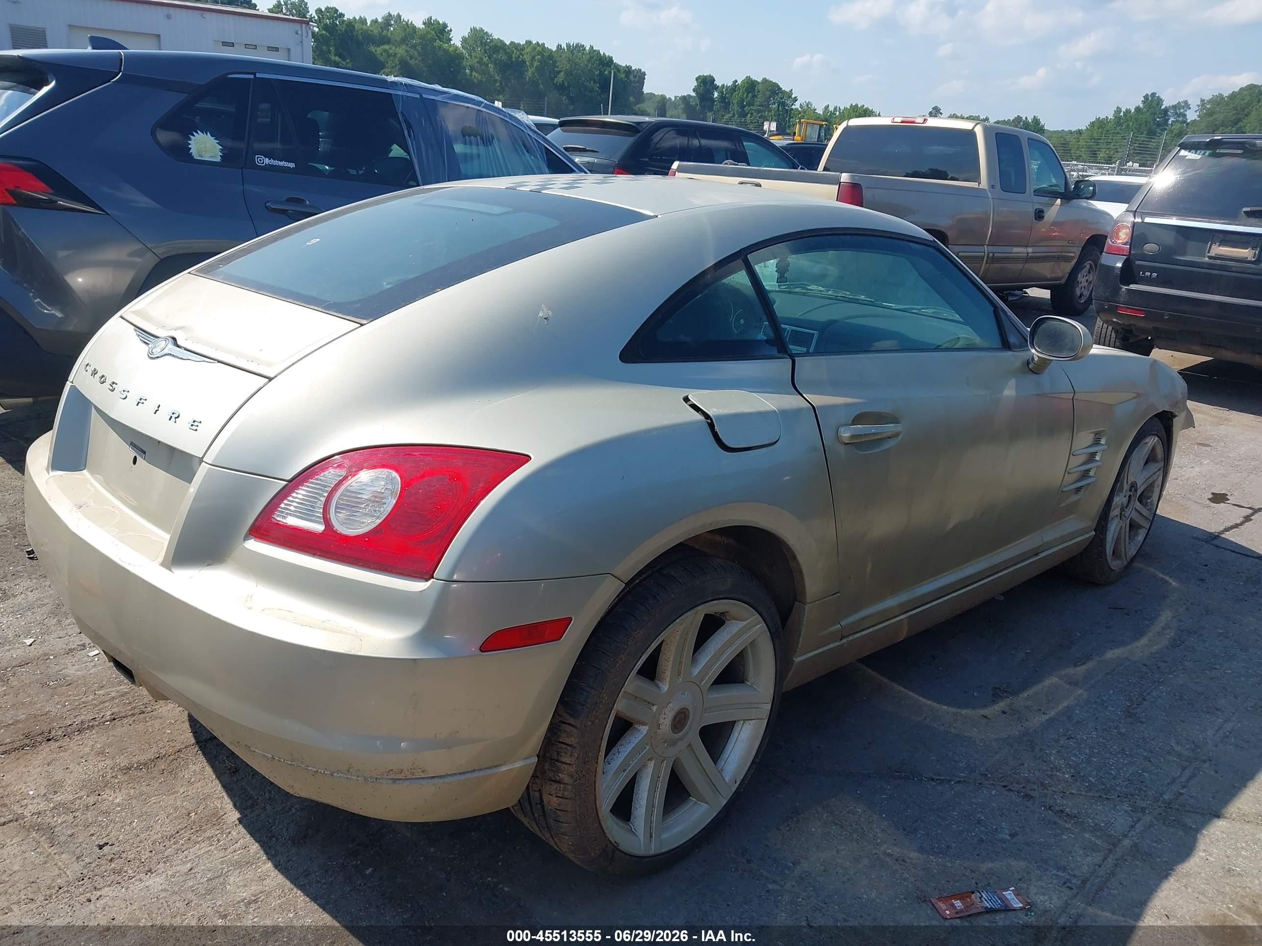 2007 Chrysler Crossfire Limited Gold vin: 1C3LN69L77X070700