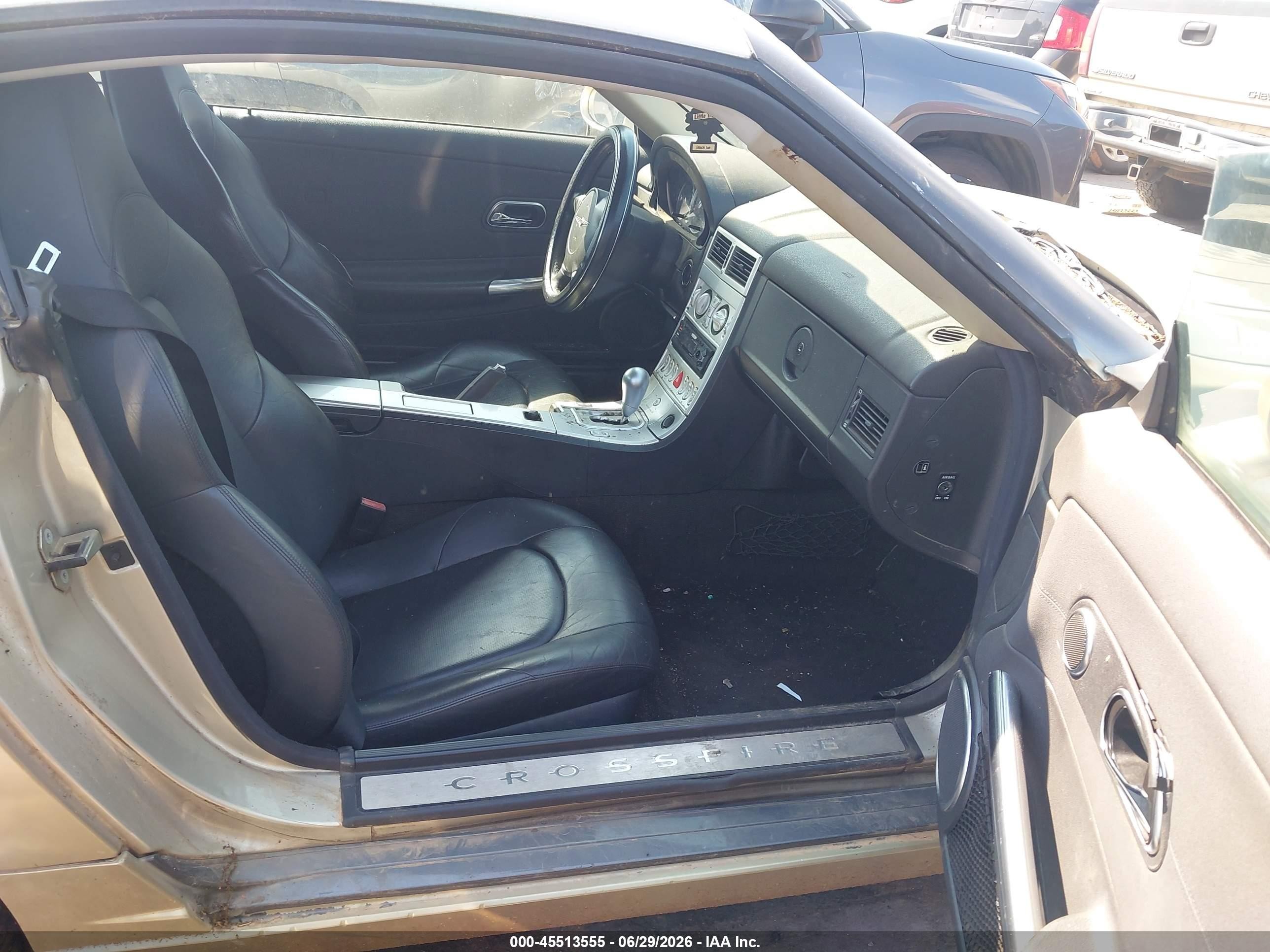 2007 Chrysler Crossfire Limited Gold vin: 1C3LN69L77X070700