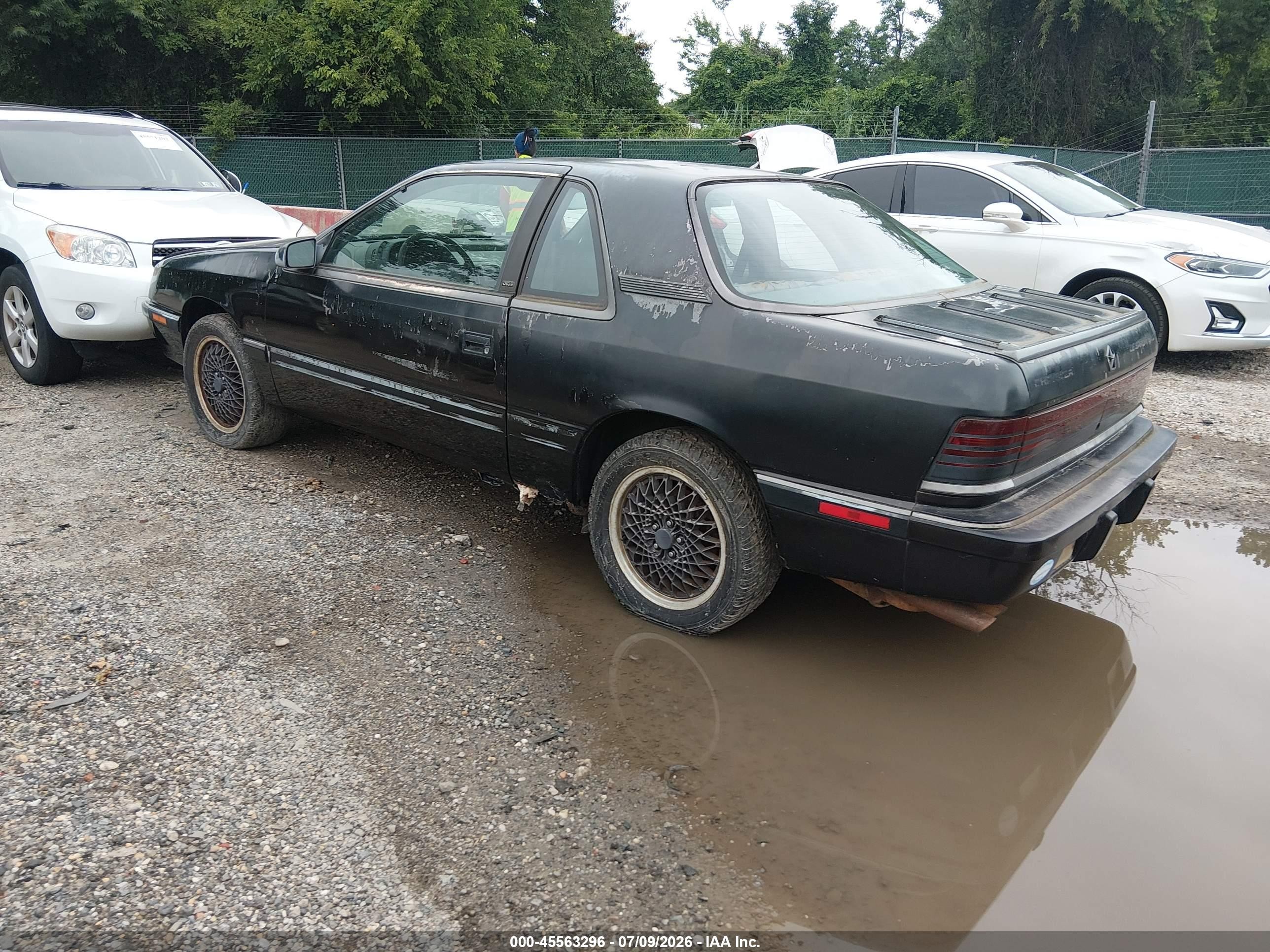 1990 Chrysler Lebaron   Black vin: 1C3XJ41C7LG420981