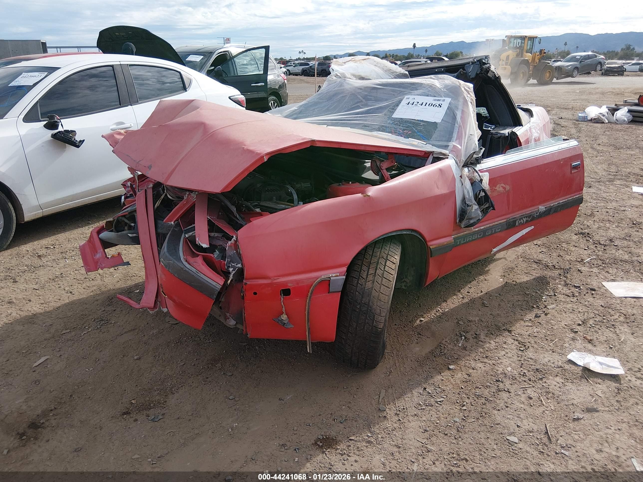 1989 Chrysler Lebaron   Red vin: 1C3XJ45J2KG219495