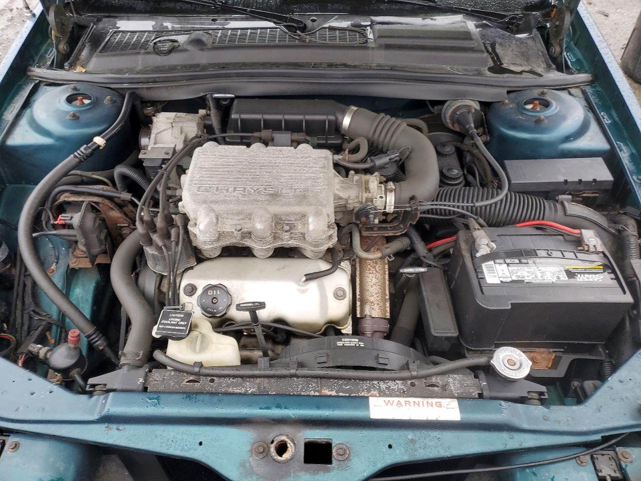 1993 Chrysler Lebaron Green vin: 1C3XU4532PF644754