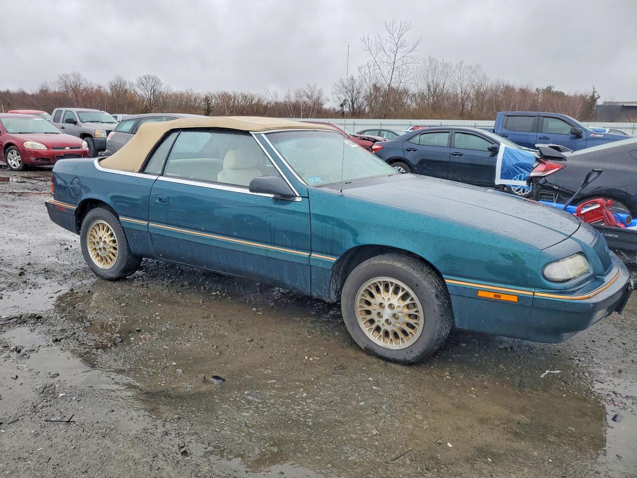 1993 Chrysler Lebaron Green vin: 1C3XU4532PF644754