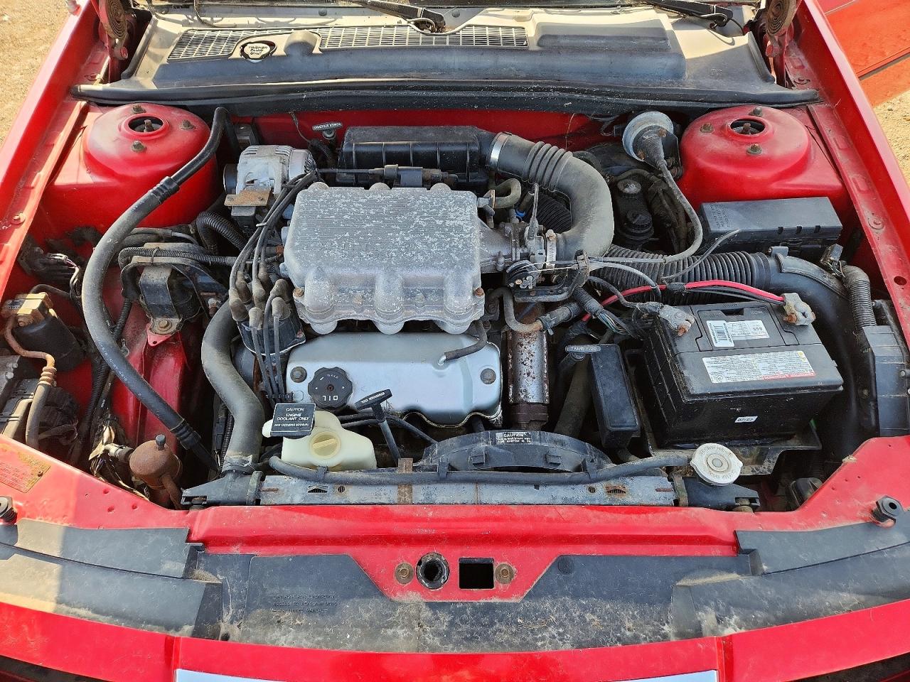 1992 Chrysler Lebaron Red vin: 1C3XU4538NF190233