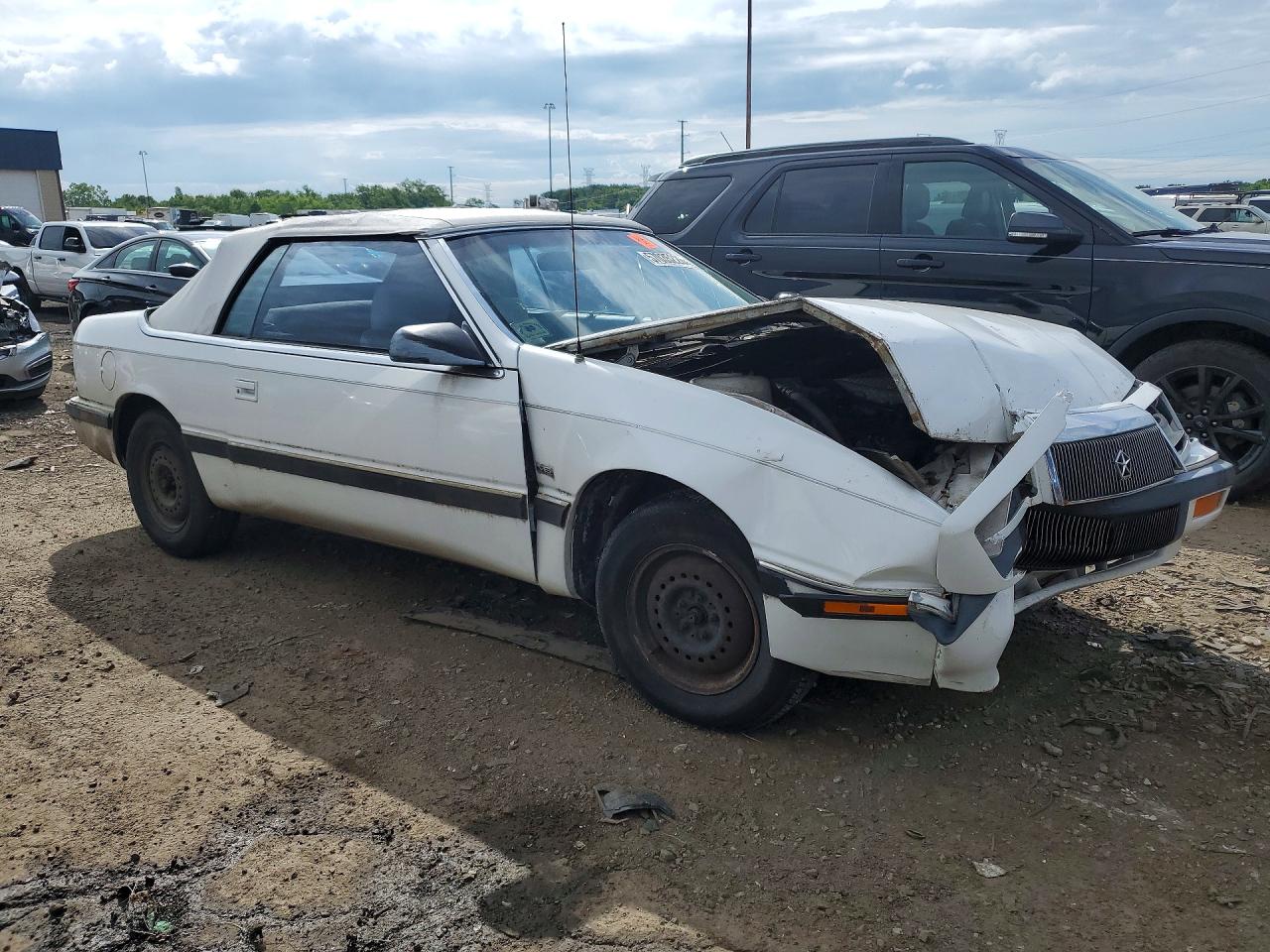 1992 Chrysler Lebaron White vin: 1C3XU4539NF297078
