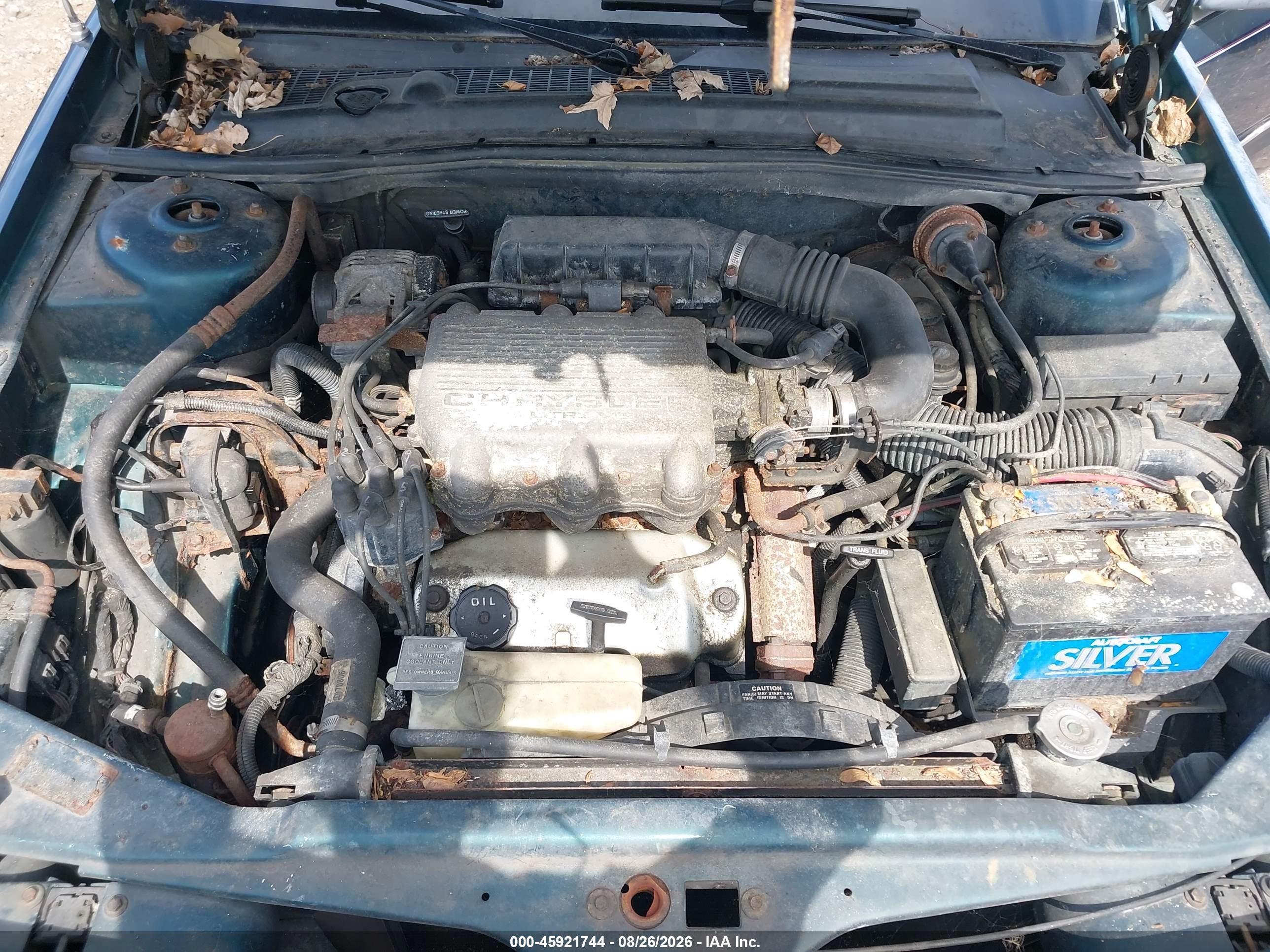 1993 Chrysler Lebaron Lx Green vin: 1C3XU5537PF540072
